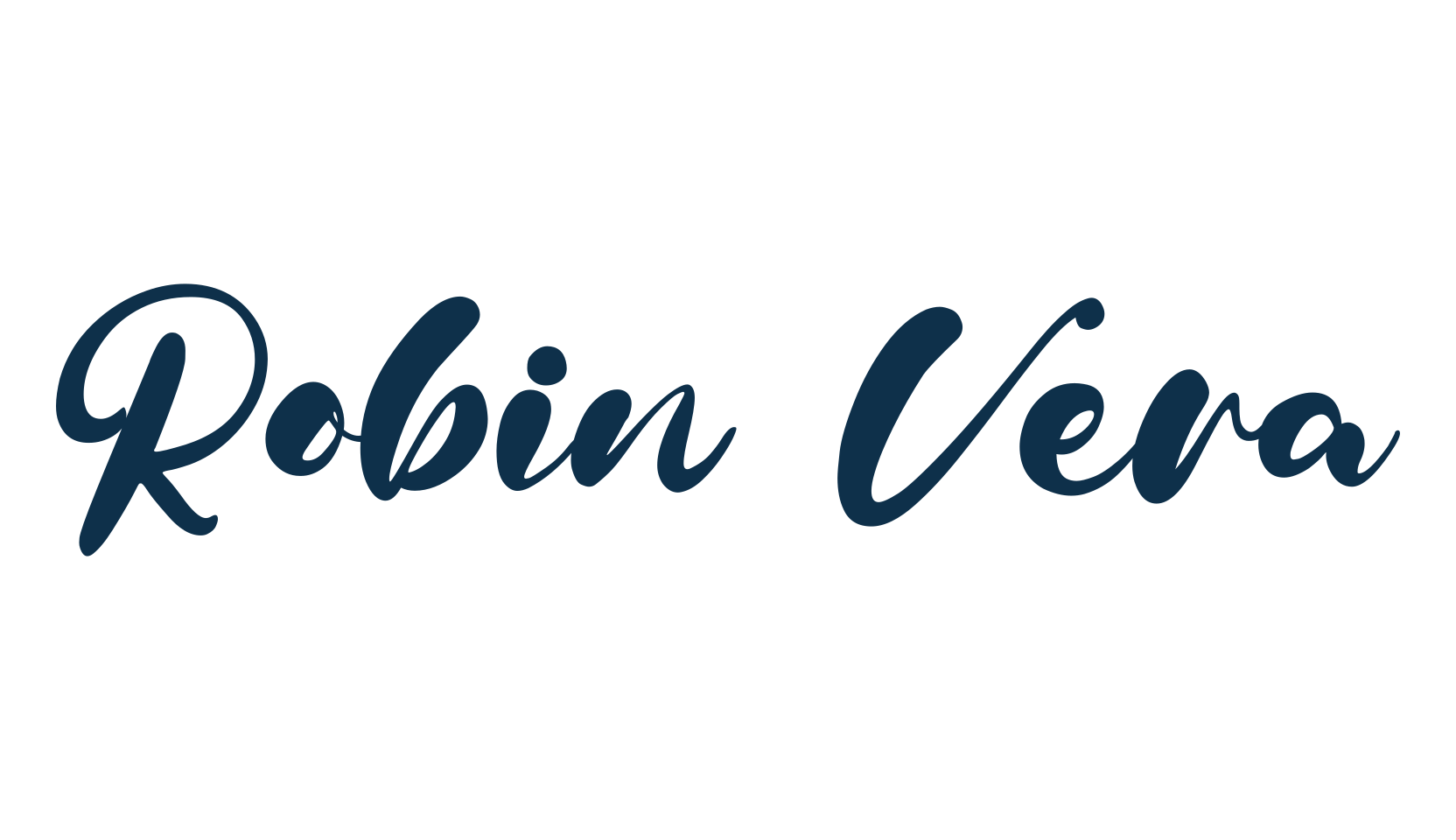 Robin Vera, various font preview