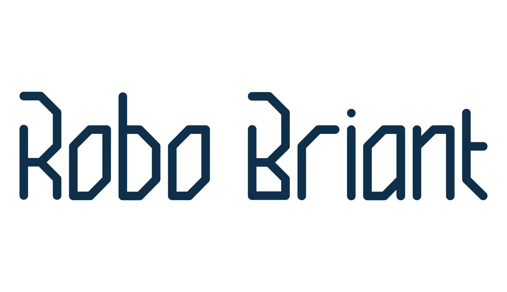 Robo Briant, techno sci-fi font preview