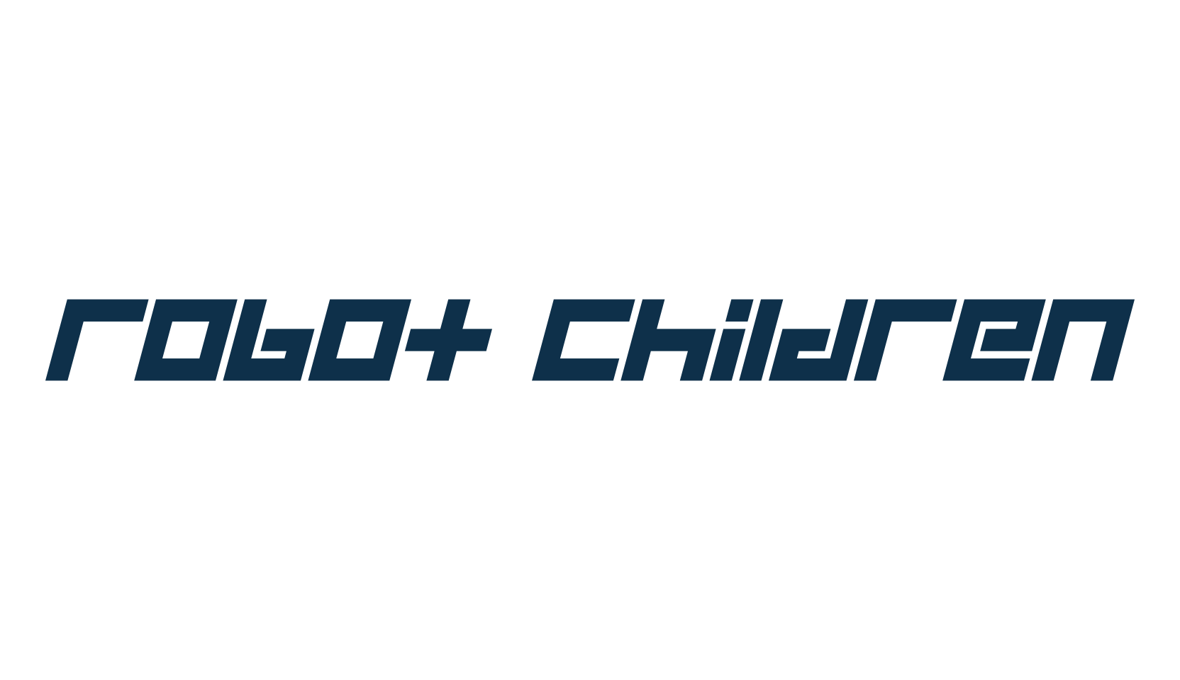 Robot Children, square font preview