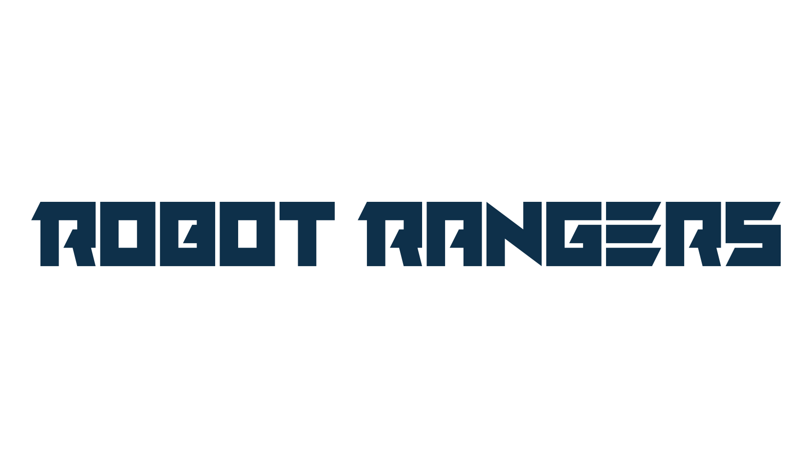Robot Rangers, various font preview