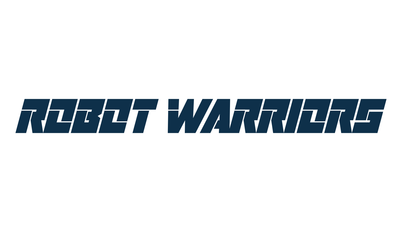 Robot Warriors, techno sci-fi font preview