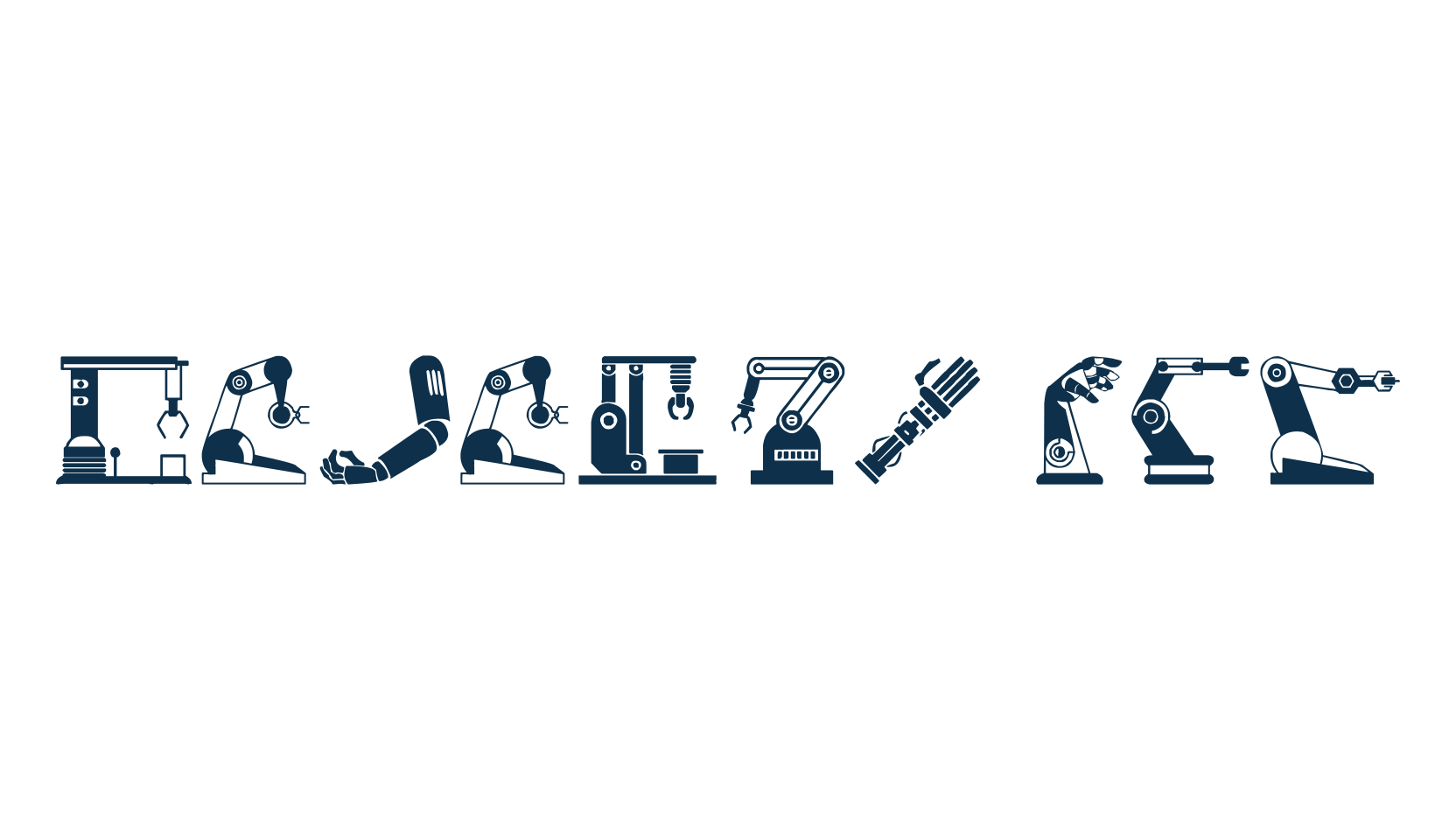 Robotic Arm, fancy decorative font preview