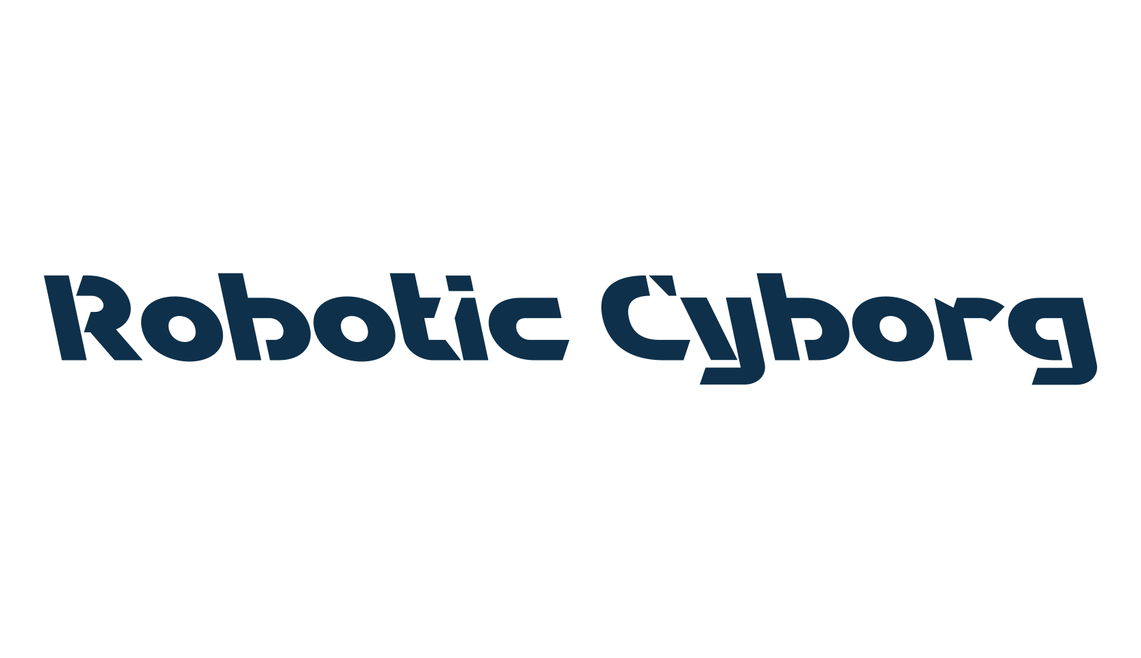 Robotic Cyborg, sci-fi font preview