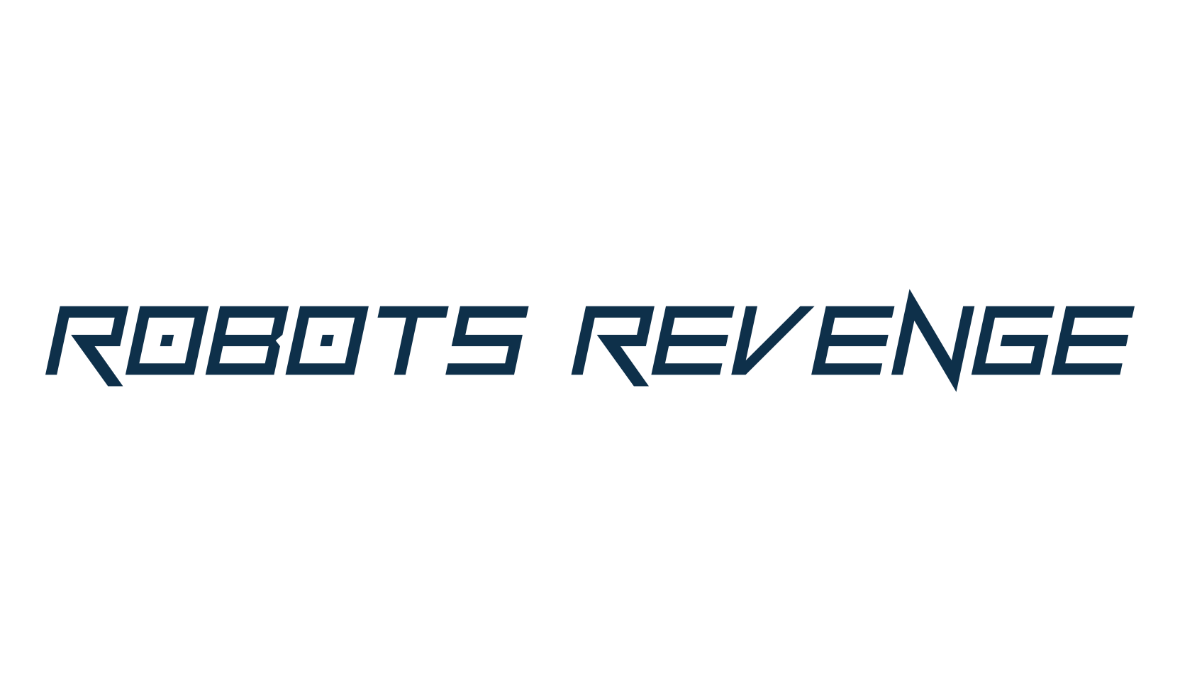 Robots Revenge, techno sci-fi font preview