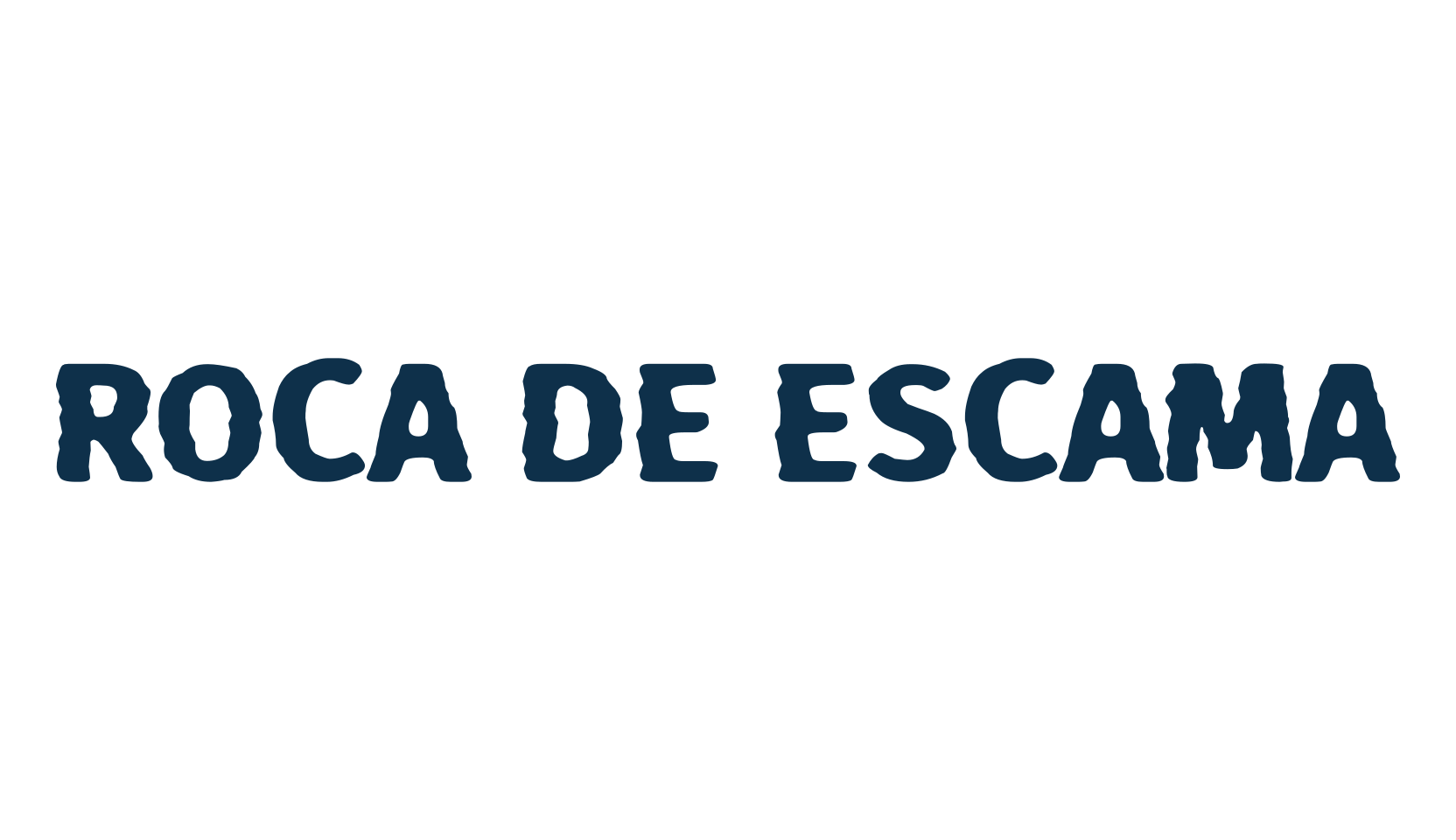 Roca de Escama, fancy eroded decorative font preview