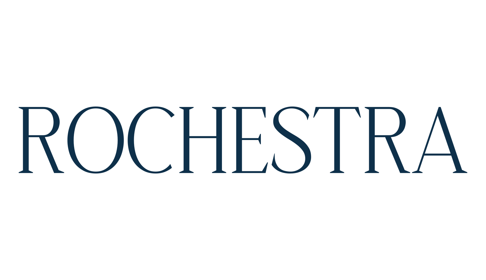 Rochestra, basic serif font preview