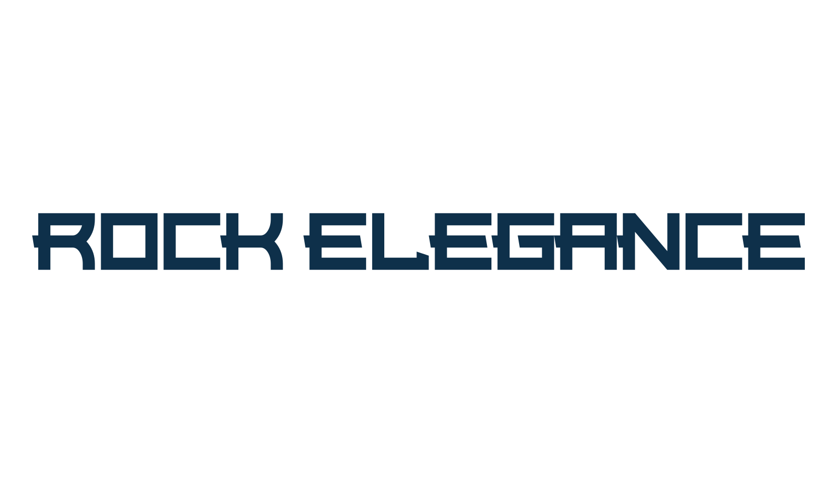Rock Elegance, fancy various techno sci-fi font preview