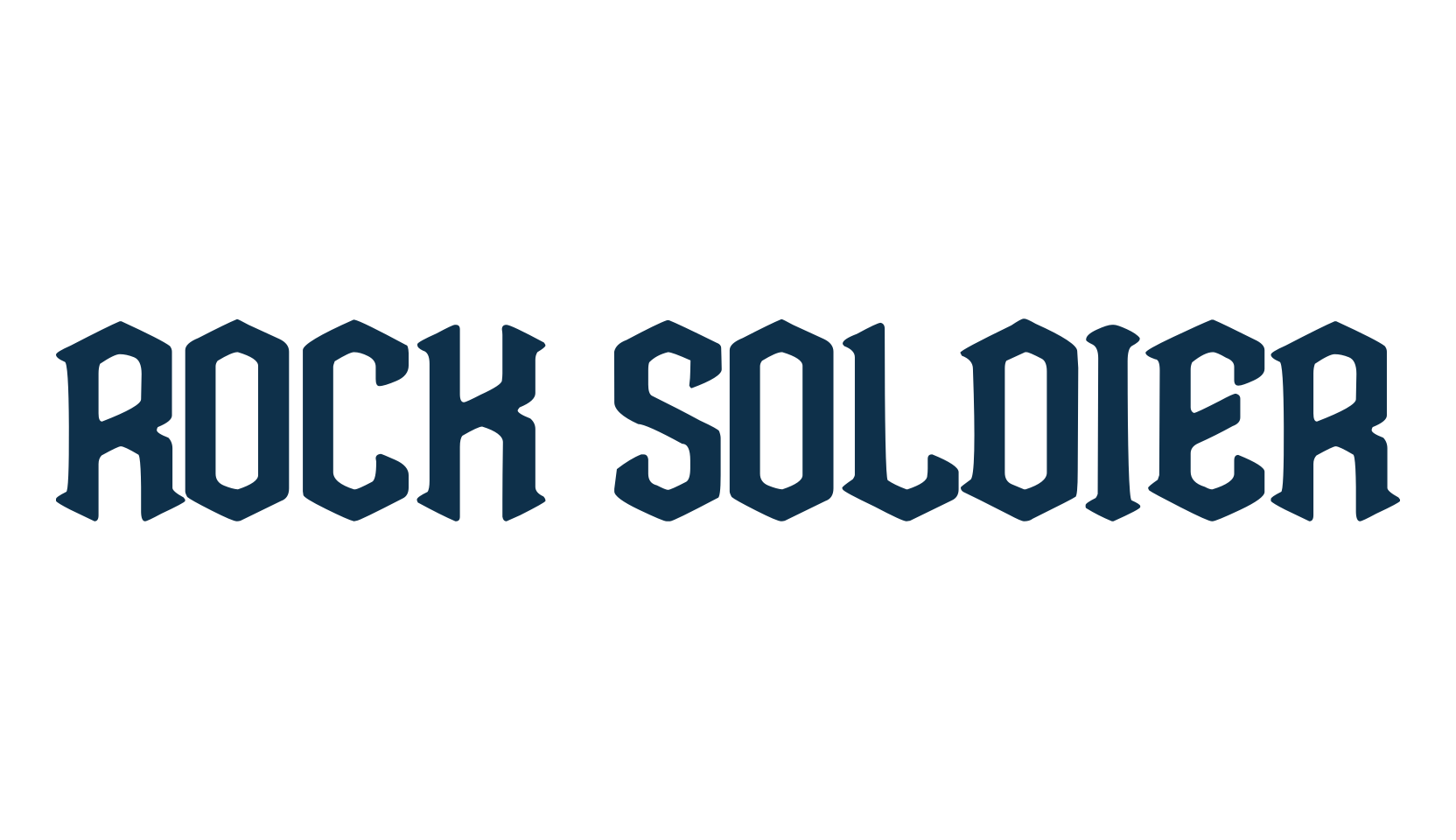 Rock Soldier, modern font preview
