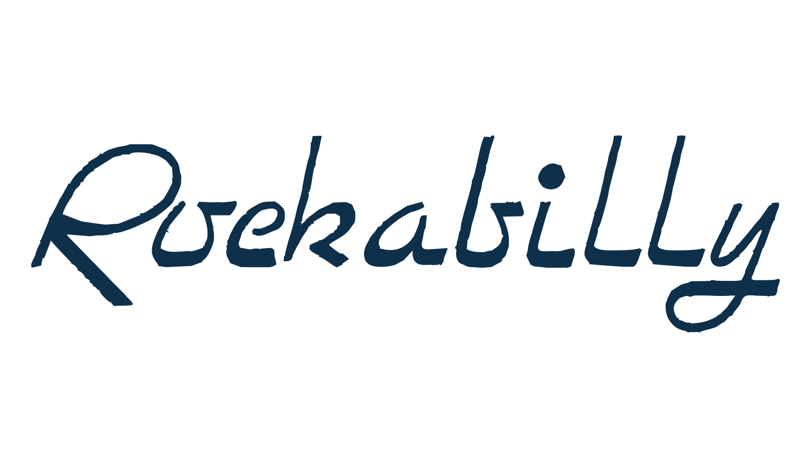 Rockabilly, fancy retro decorative font preview