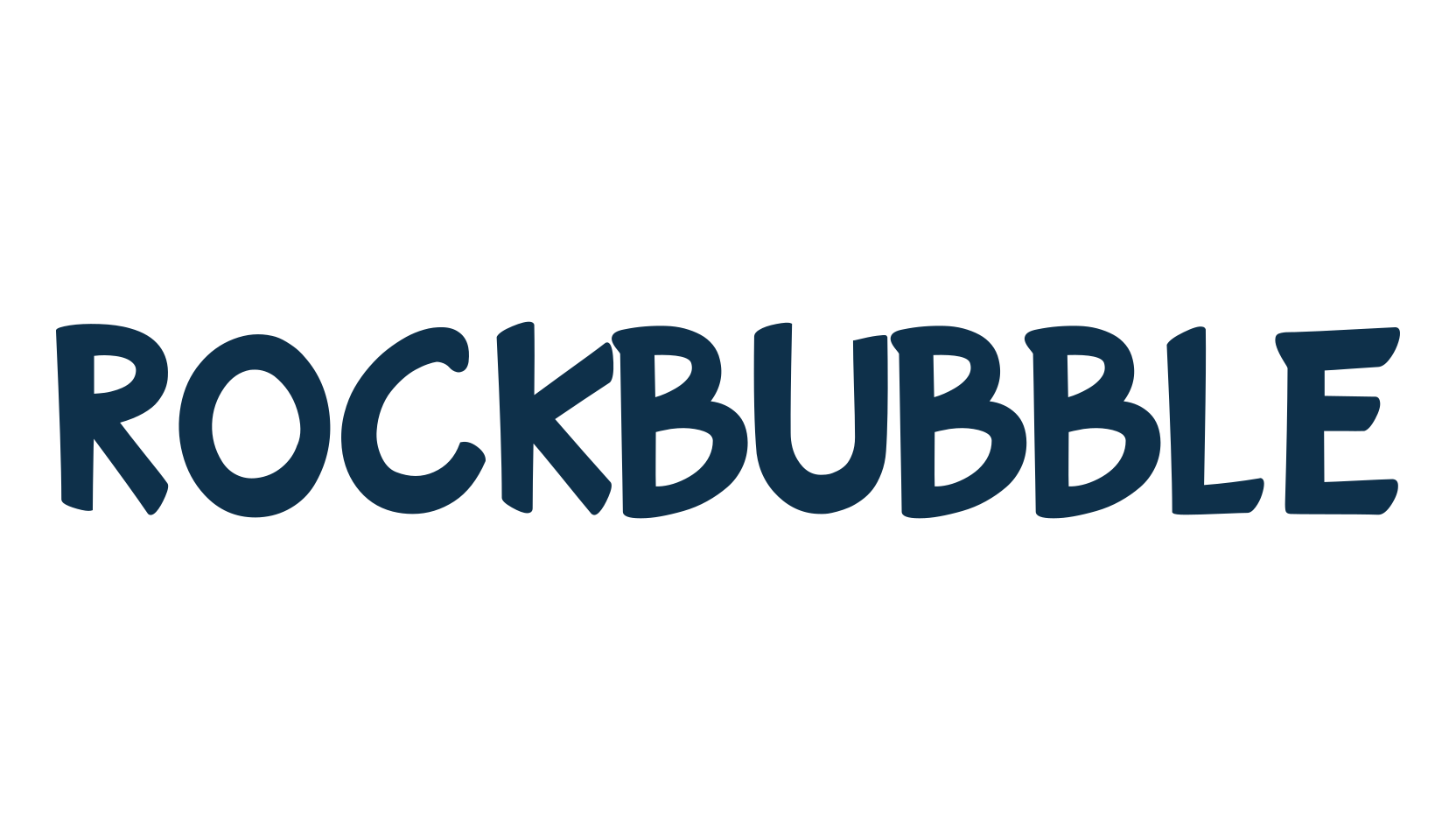 Rockbubble, cartoon font preview