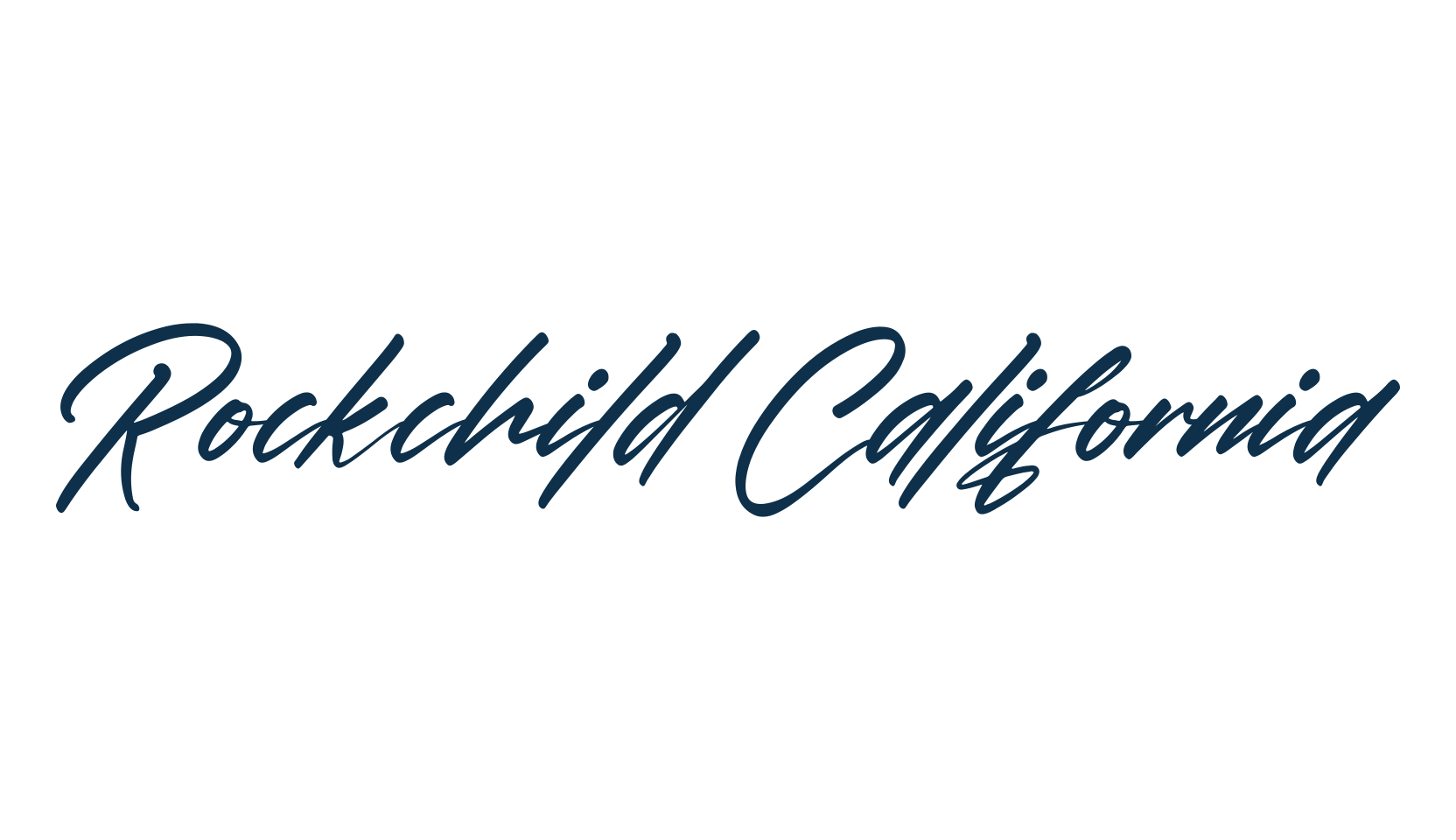 Rockchild California, script handwritten fancy decorative calligraphy font preview