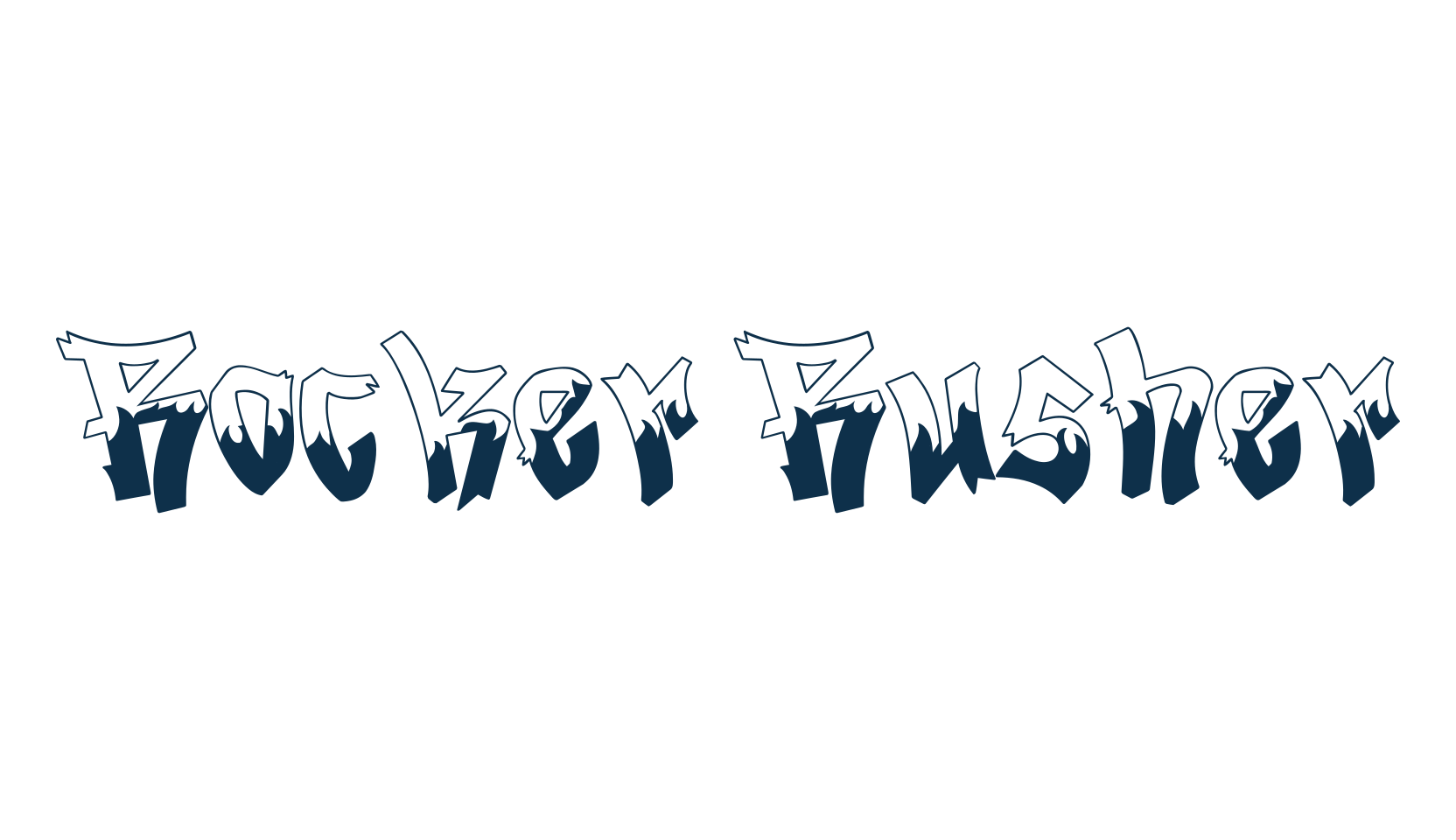 Rocker Rusher, graffiti font preview