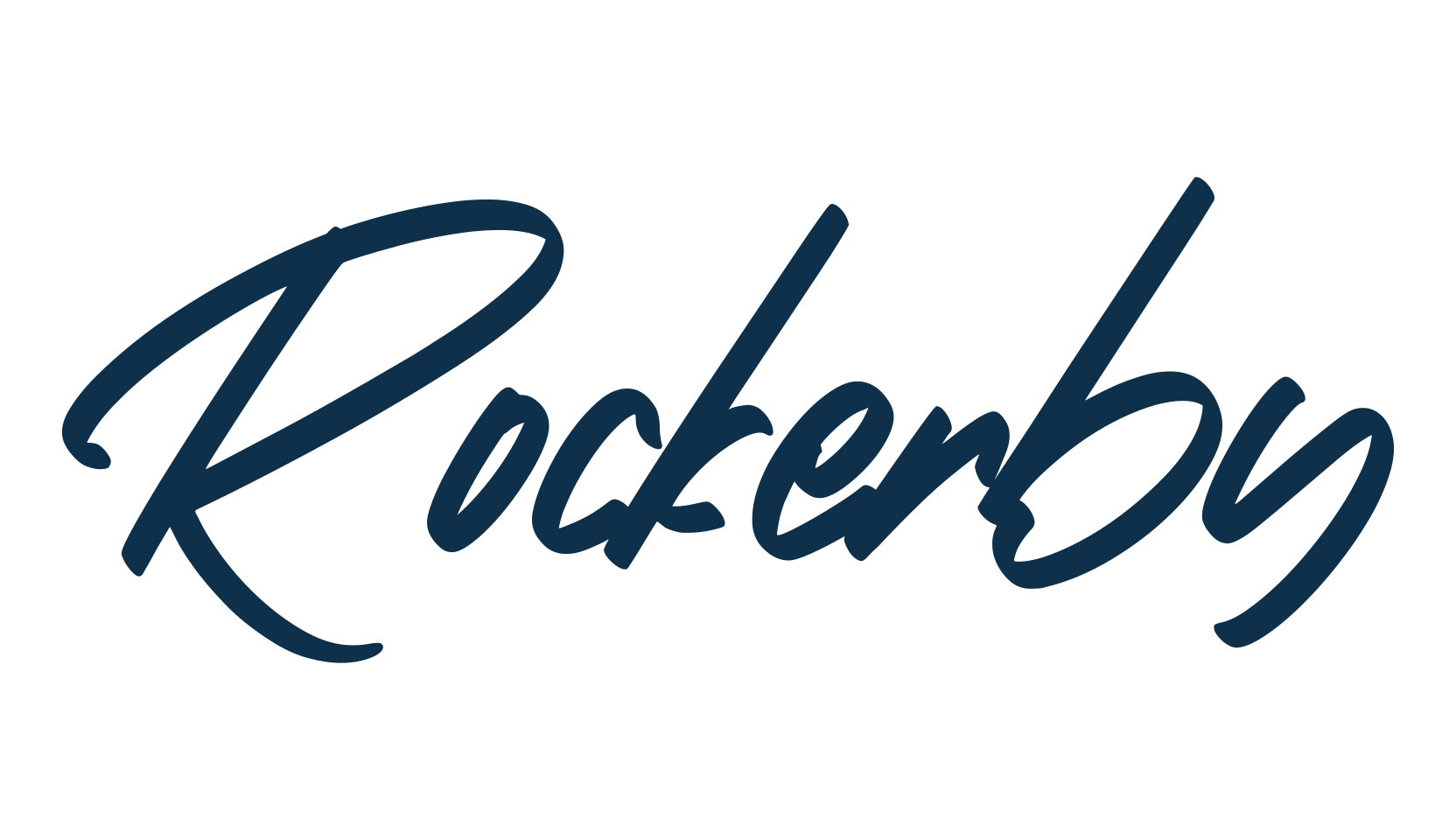 Rockerby, script handwritten fancy decorative calligraphy font preview