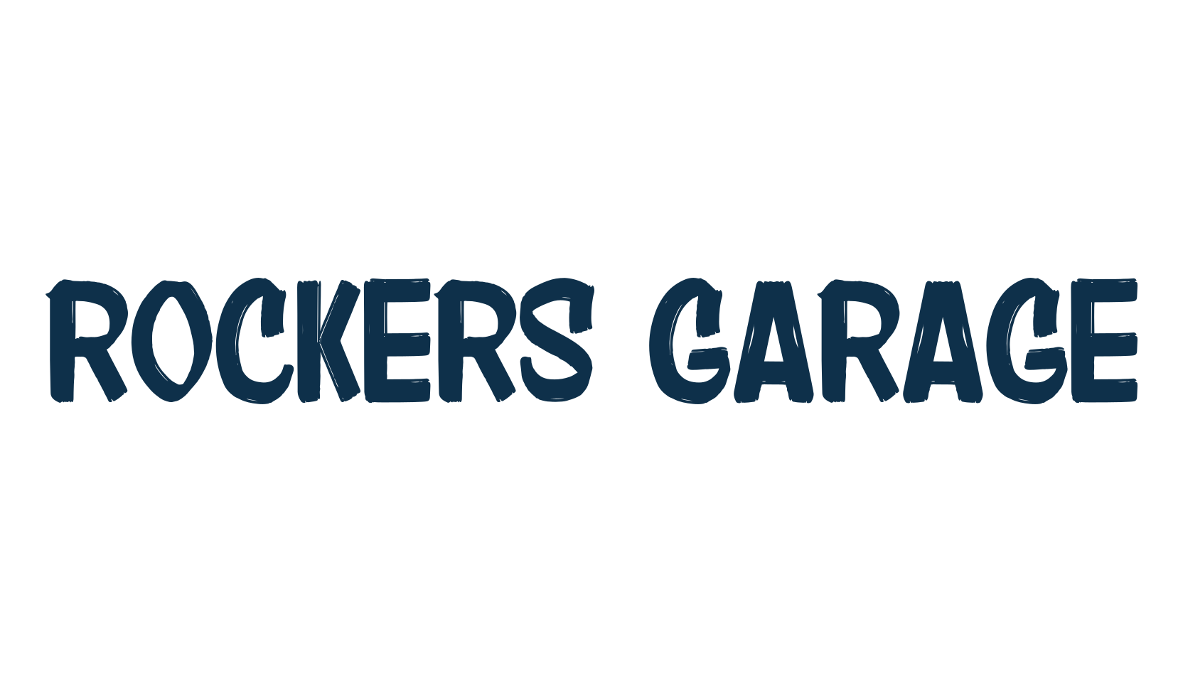Rockers Garage, brush font preview