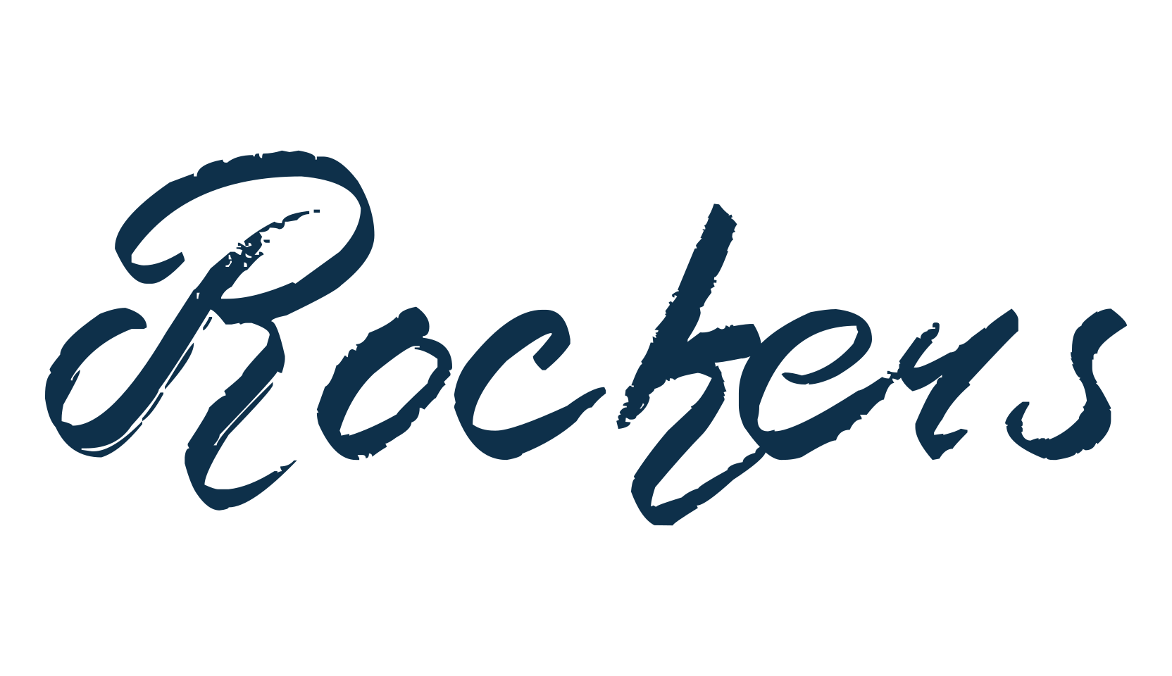 Rockers, brush font preview