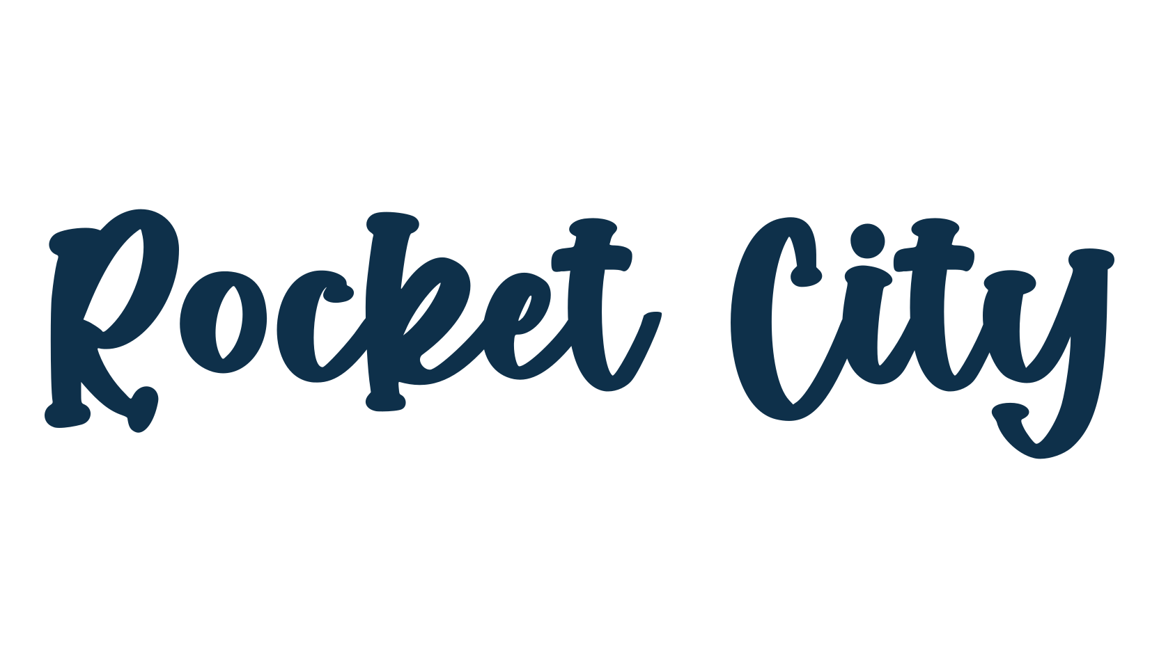 Rocket City, cartoon font preview