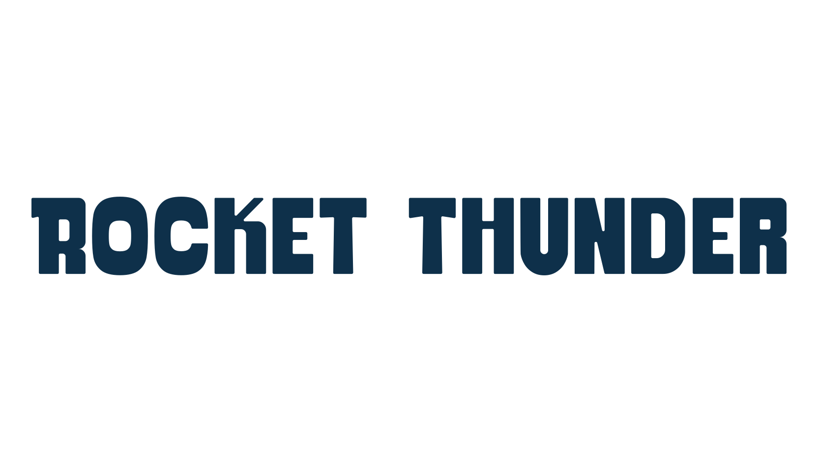 Rocket Thunder (rocket-thunder), fancy retro decorative font preview