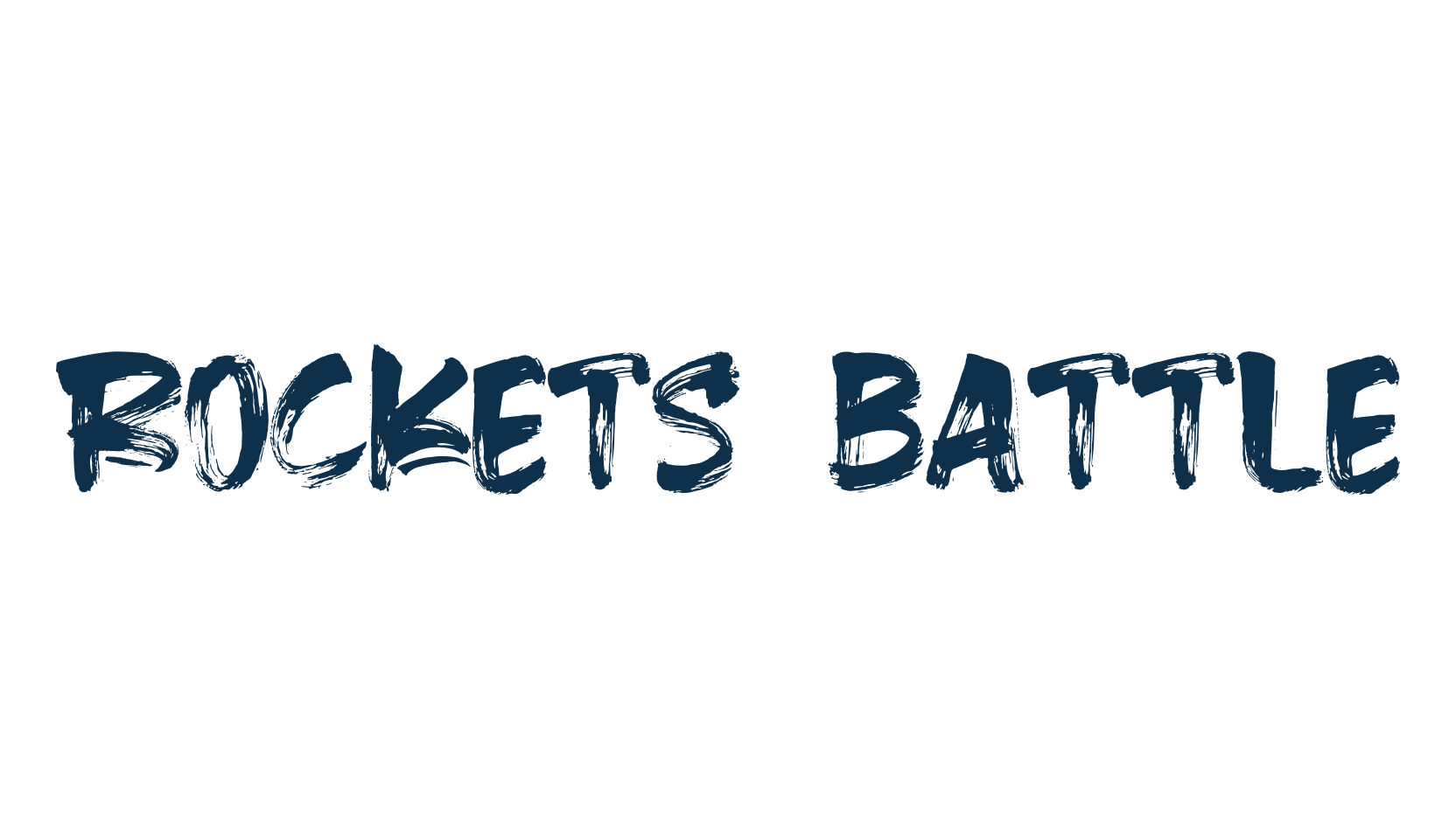 Rockets Battle, script brush fancy decorative calligraphy font preview
