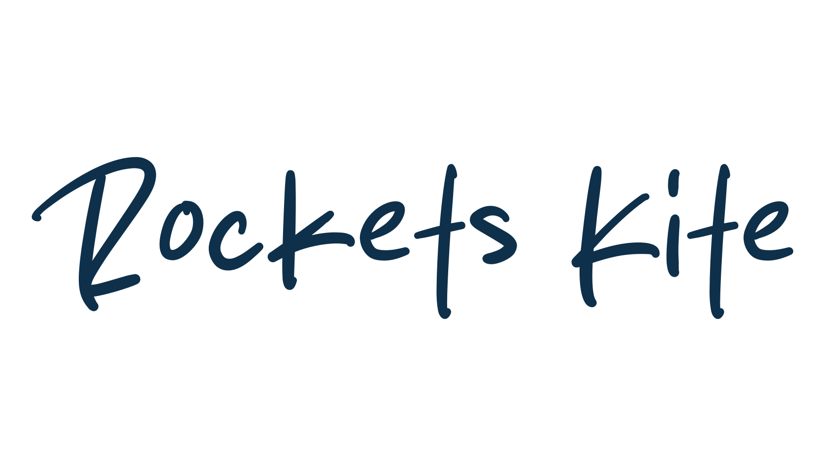 Rockets Kite, handwriting font preview