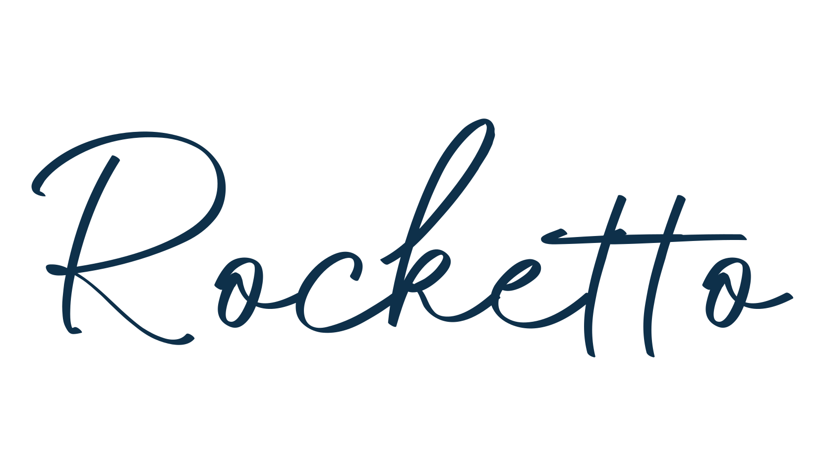 Rocketto, handwriting font preview