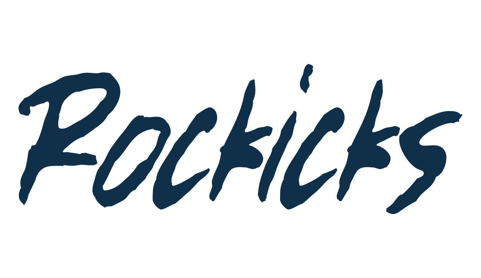 Rockicks, script brush fancy decorative calligraphy font preview