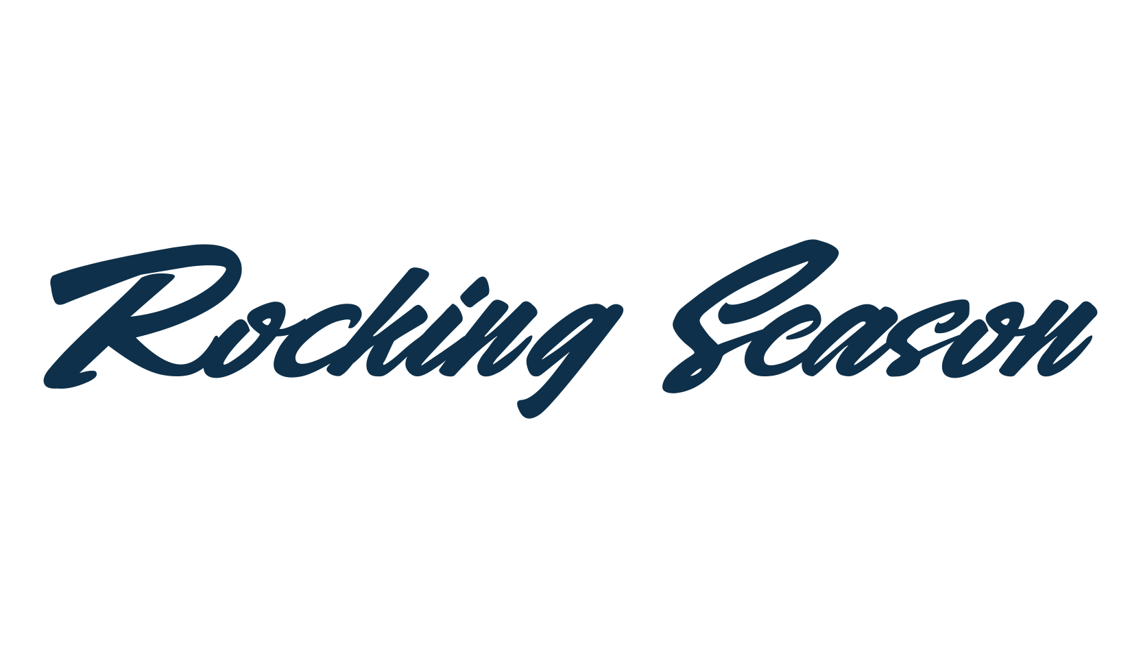 Rocking Season, script calligraphy fancy decorative font preview
