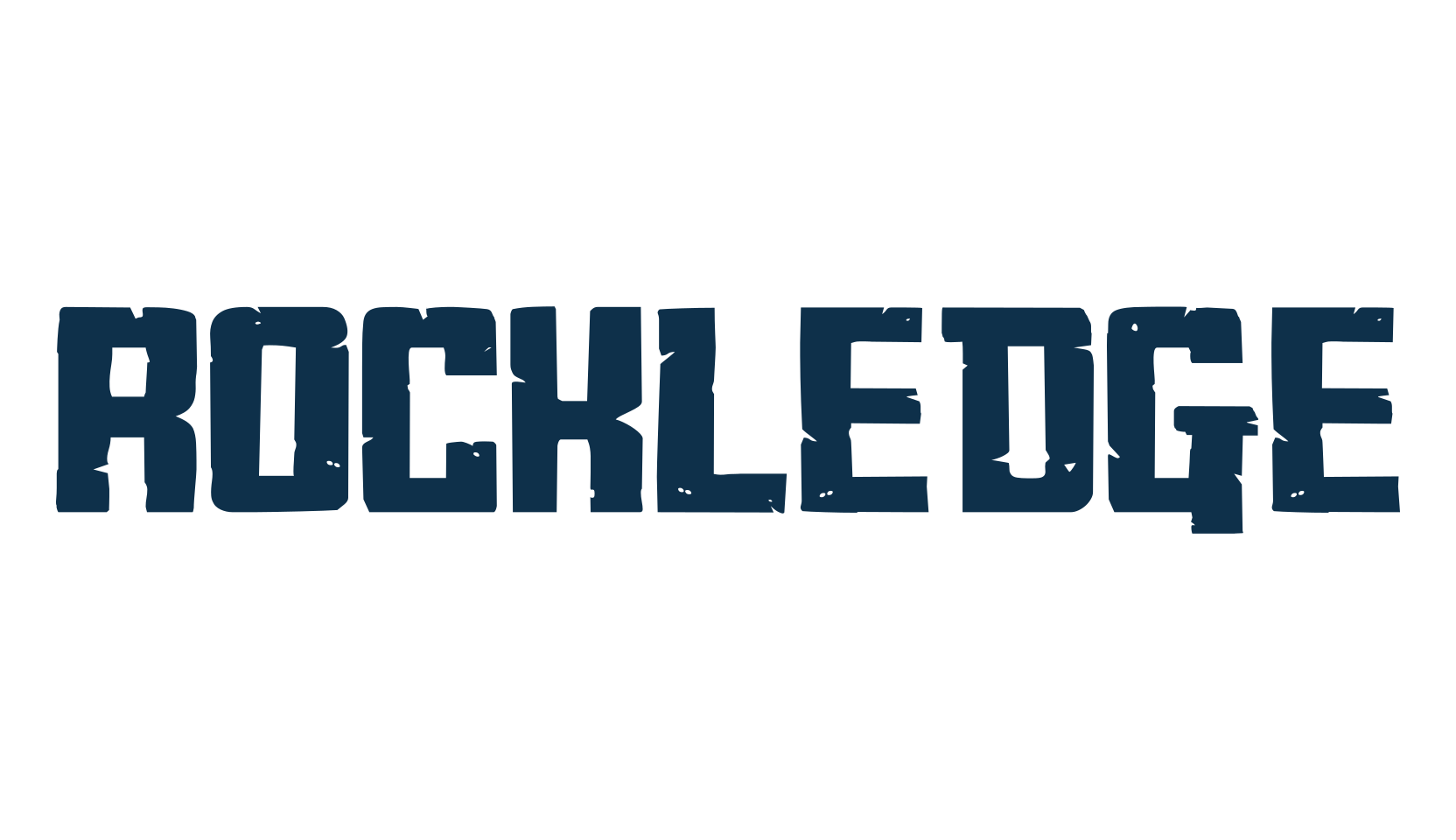 Rockledge, eroded font preview