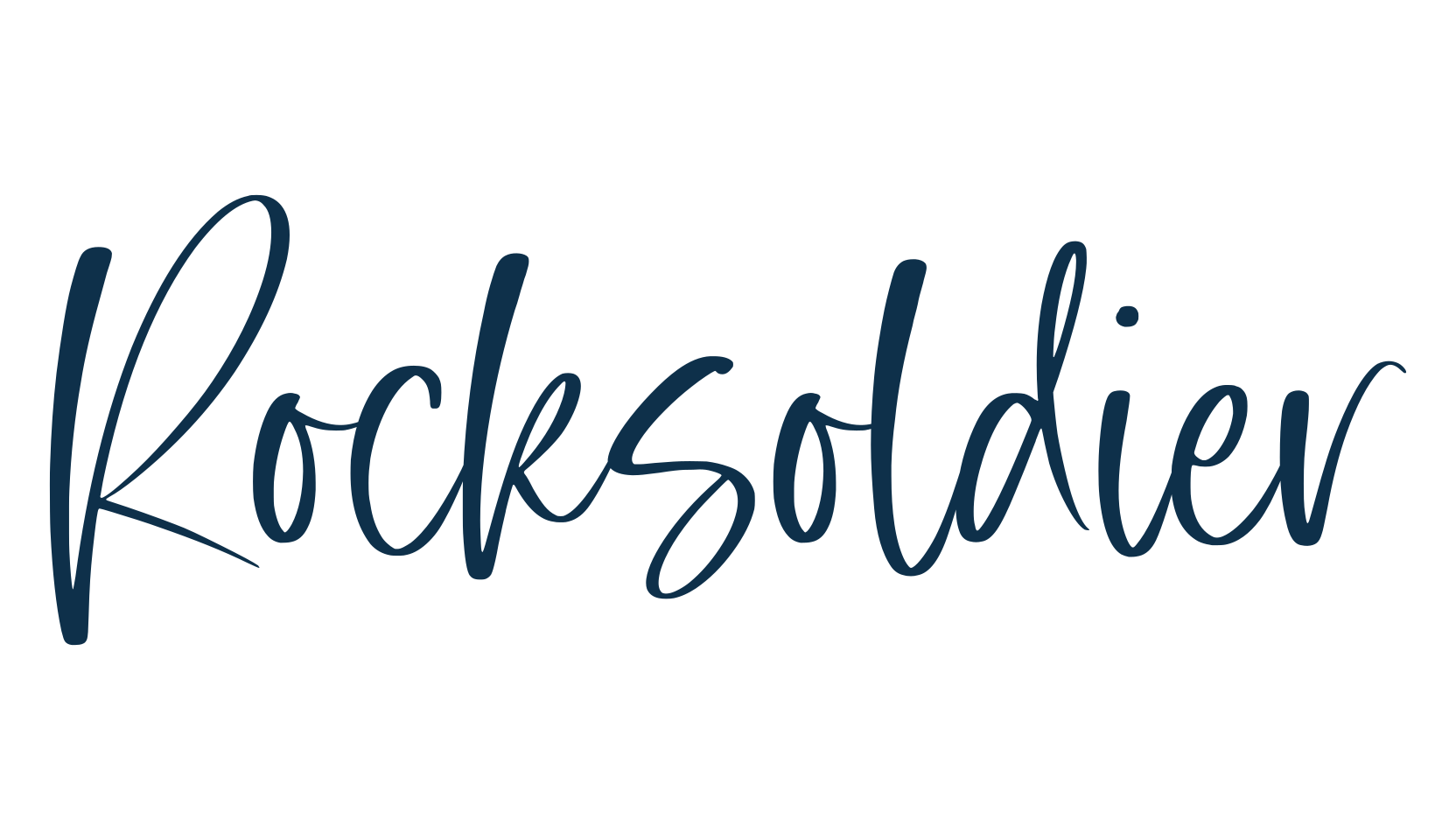Rocksoldier, script handwritten fancy decorative calligraphy font preview