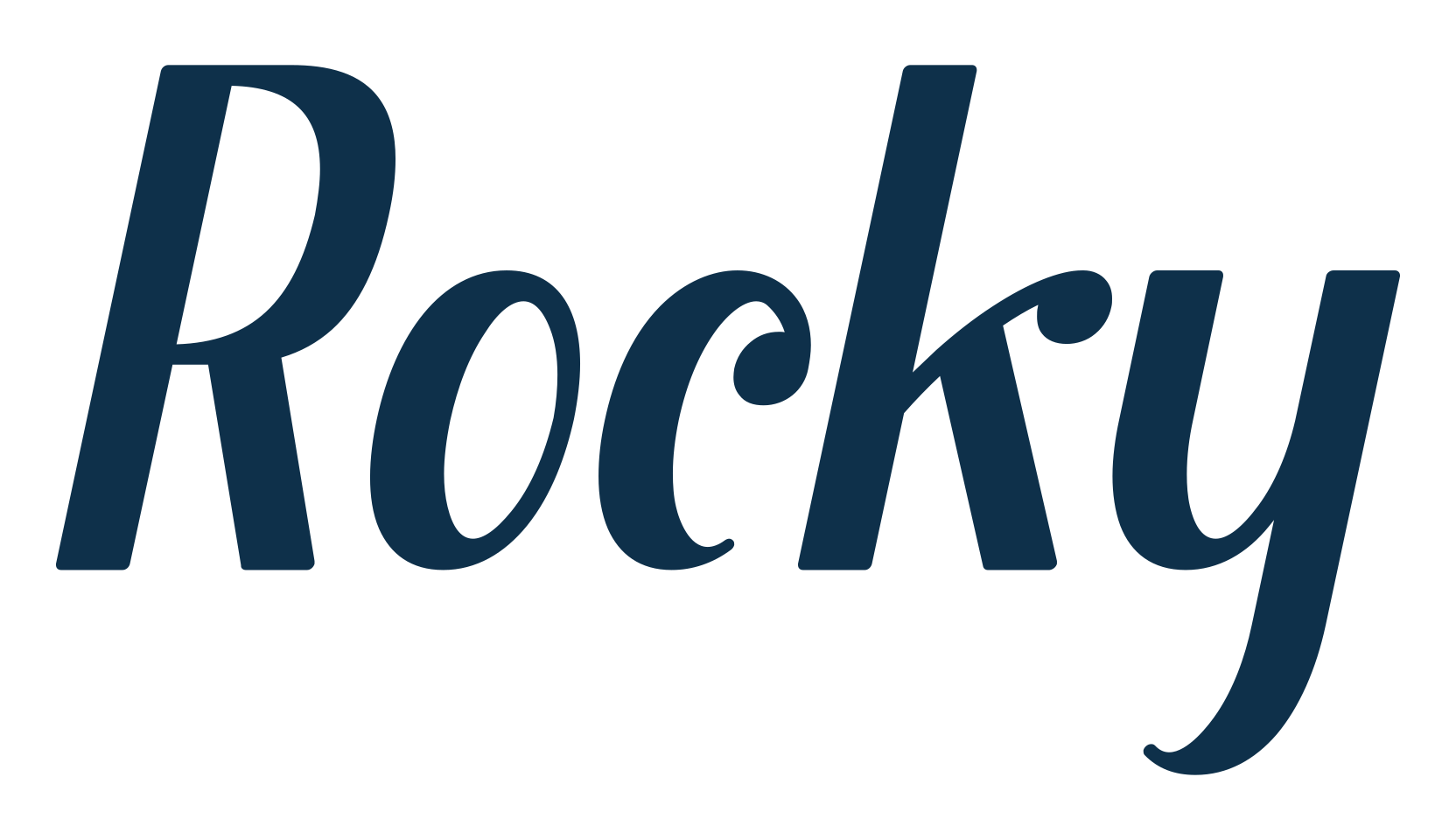 Rocky (rocky), basic sans serif font preview