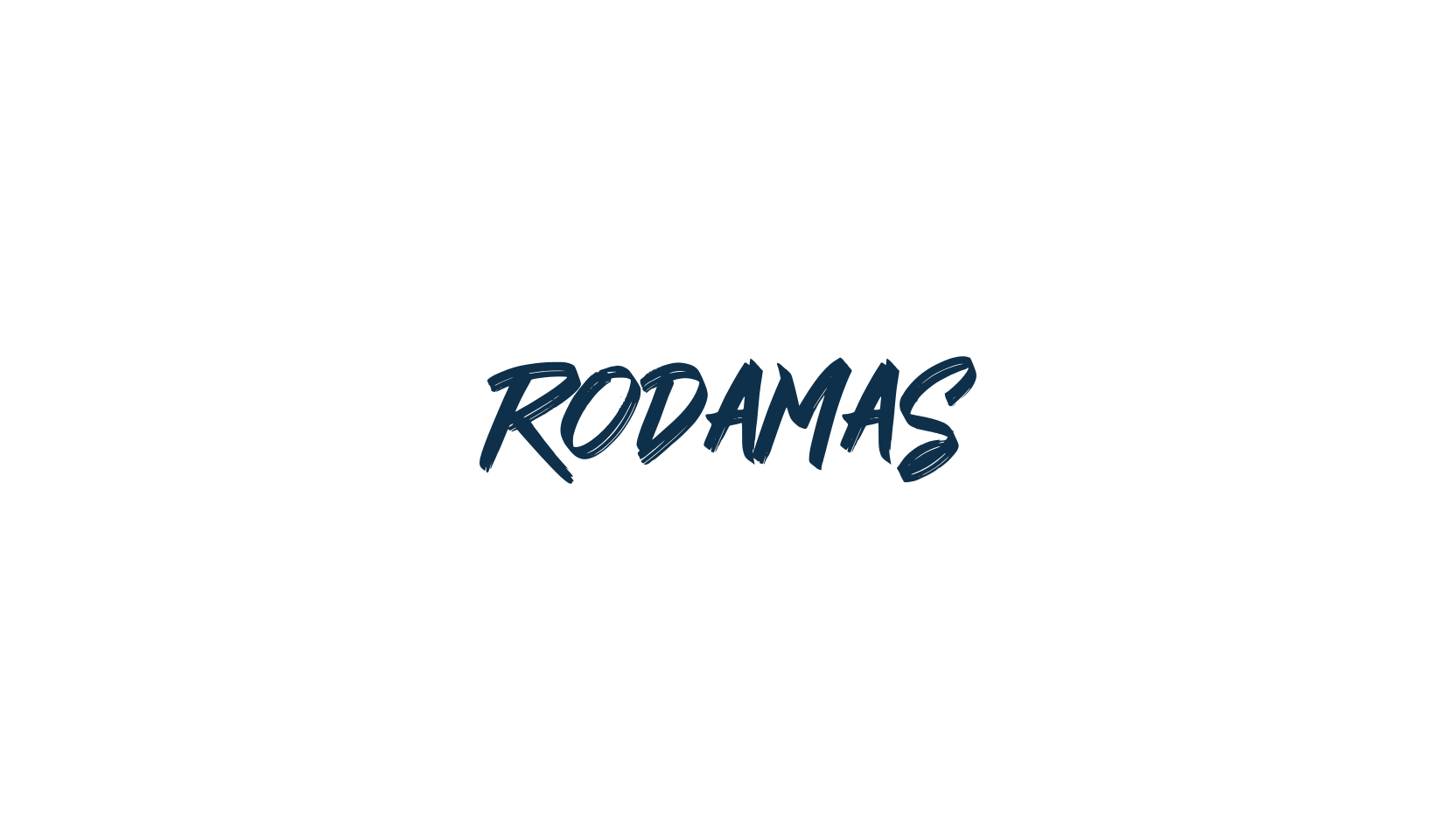 Rodamas, script brush fancy decorative calligraphy font preview