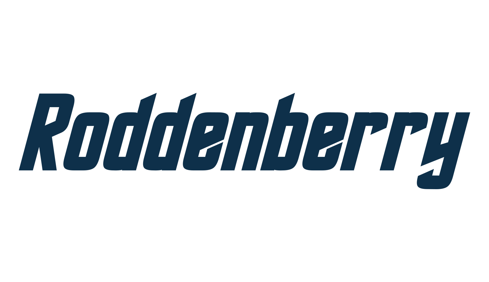 Roddenberry, sci-fi font preview