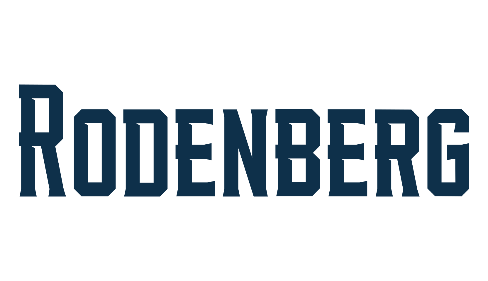 Rodenberg, retro font preview