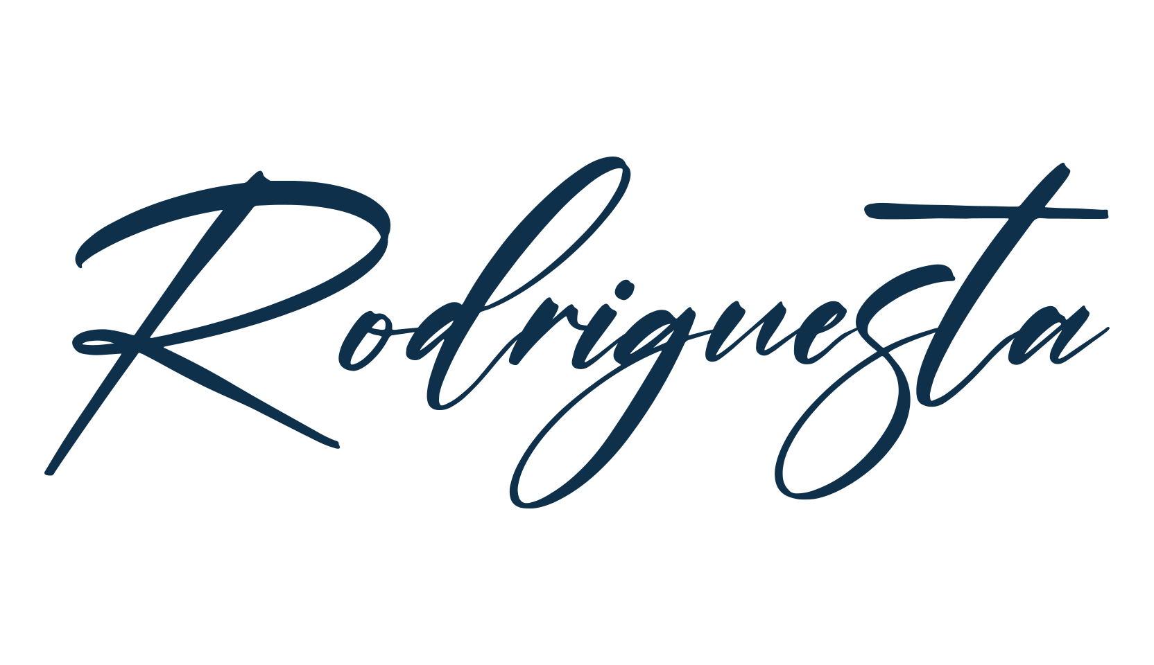 Rodriguesta, handwriting font preview