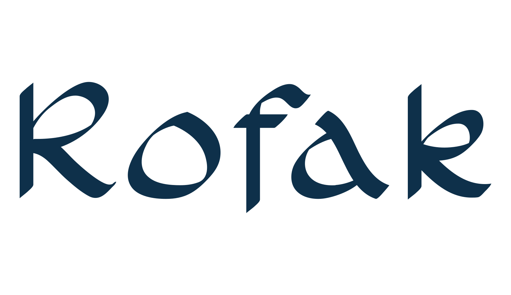 Rofak, foreign look arabic font preview