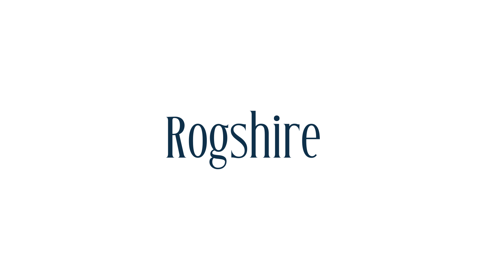 Rogshire, serif font preview