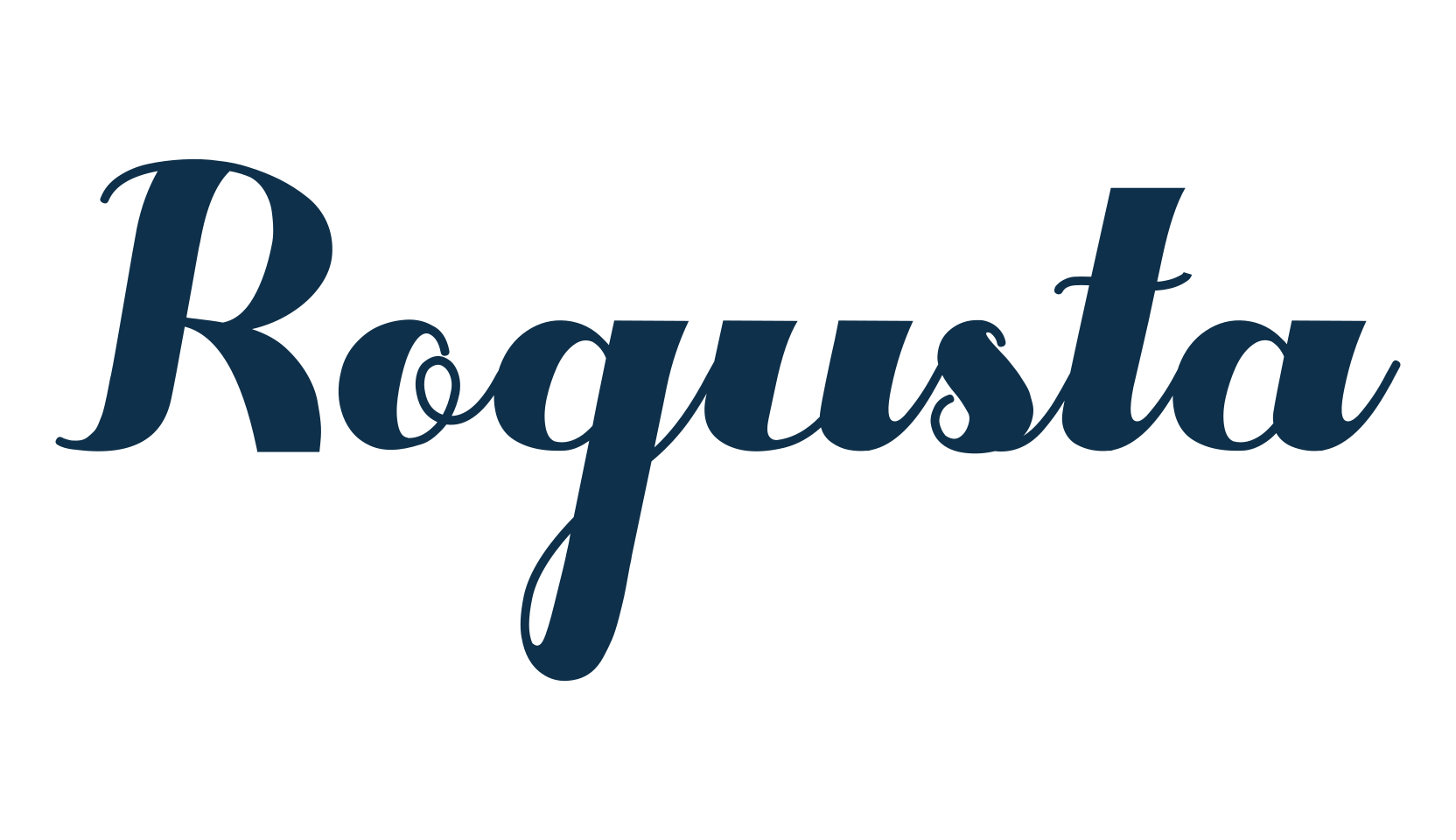 Rogusta, retro font preview