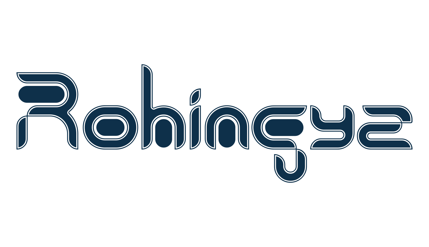 Rohingya, fancy various decorative font preview