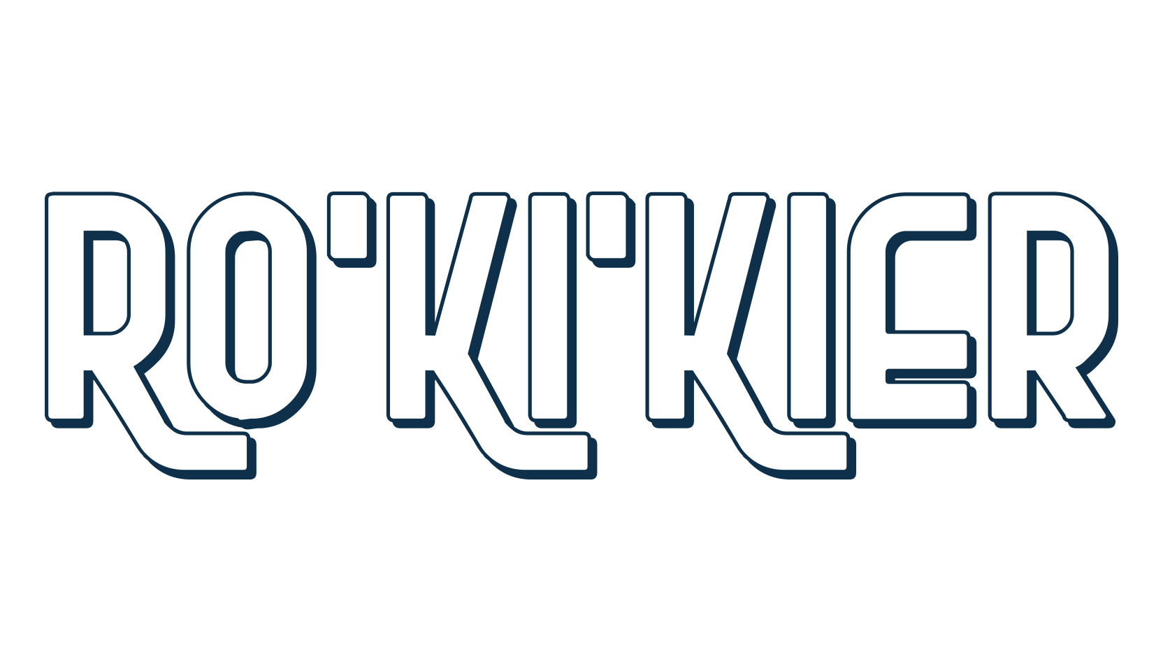 Ro'Ki'Kier, fancy various techno sci-fi font preview