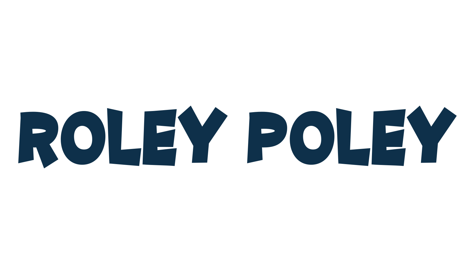 Roley Poley, cartoon font preview