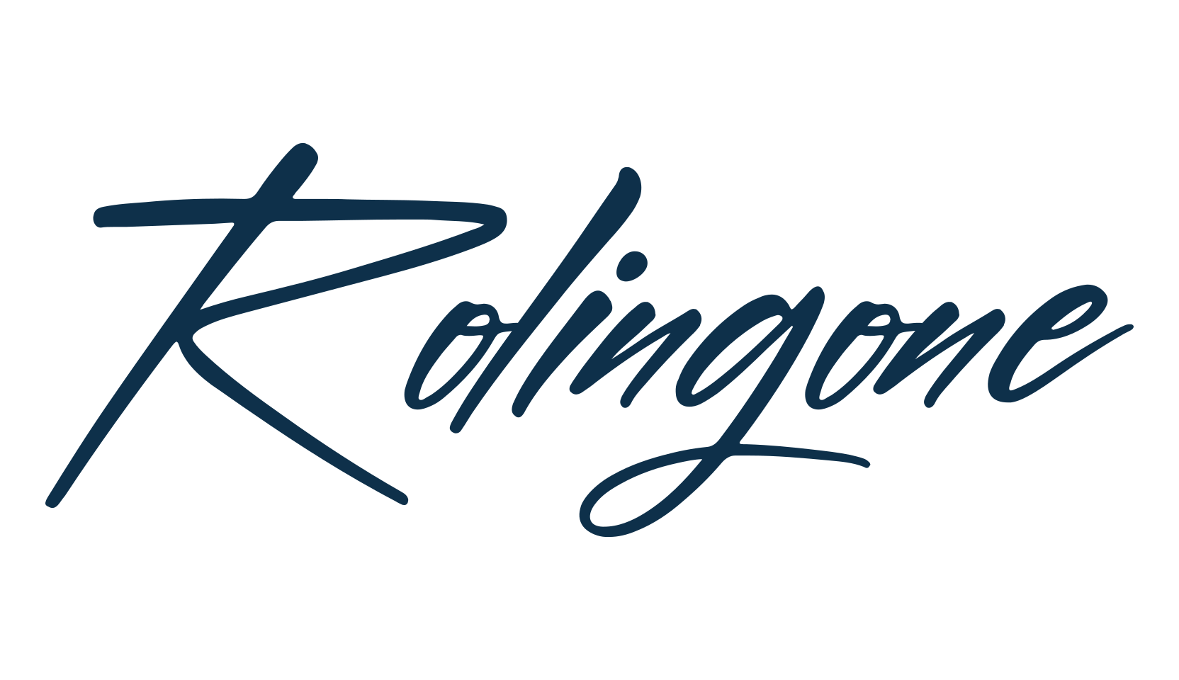 Rolingone, script handwritten fancy decorative calligraphy font preview