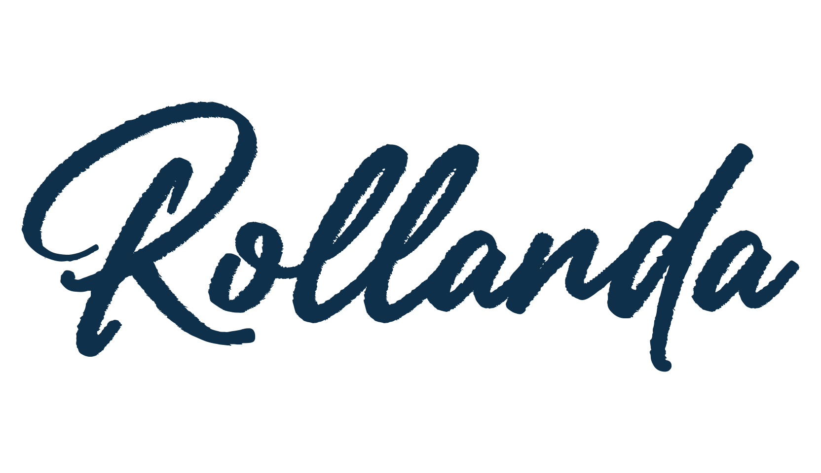 Rollanda, brush font preview