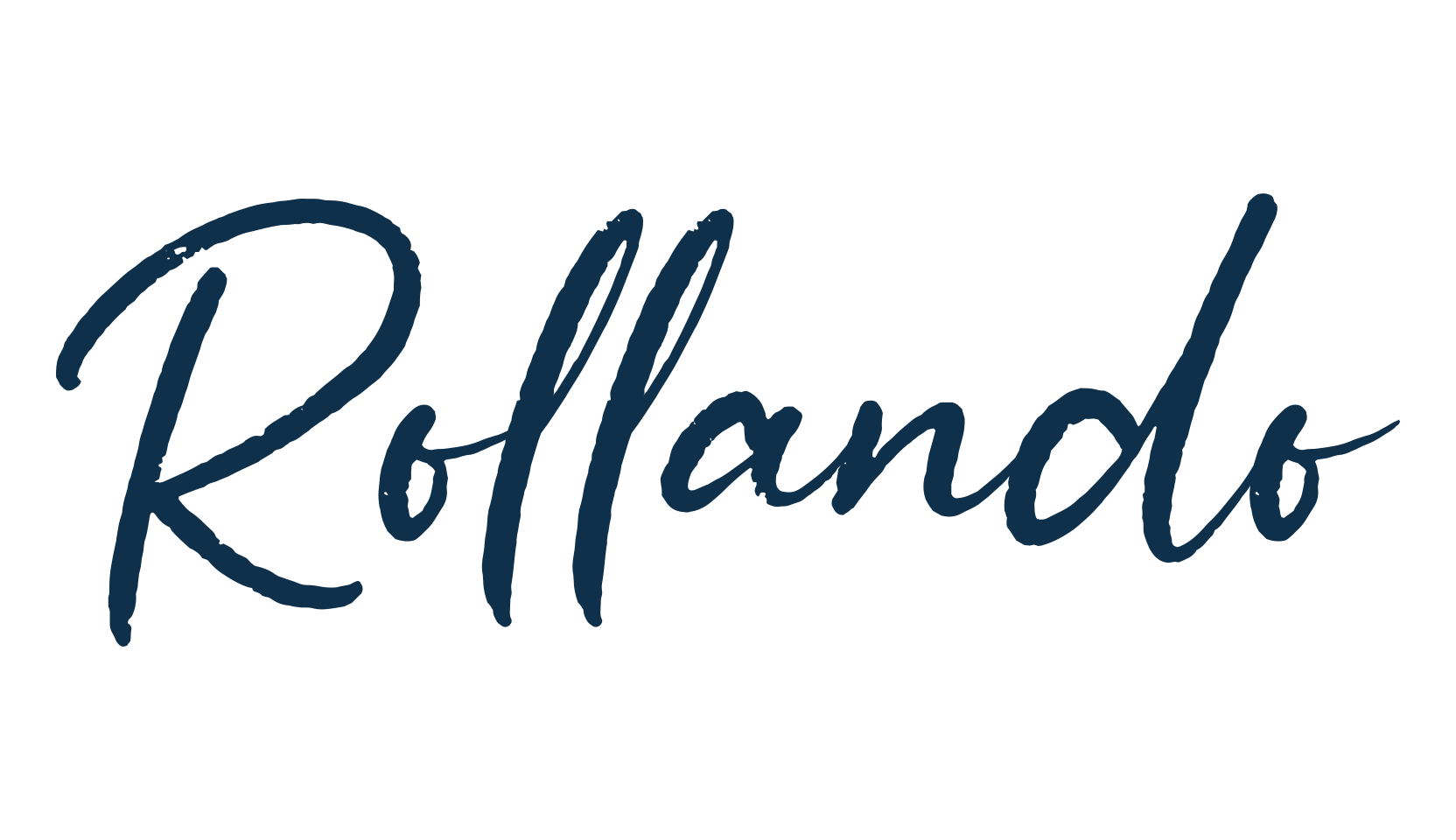 Rollando, handwriting font preview