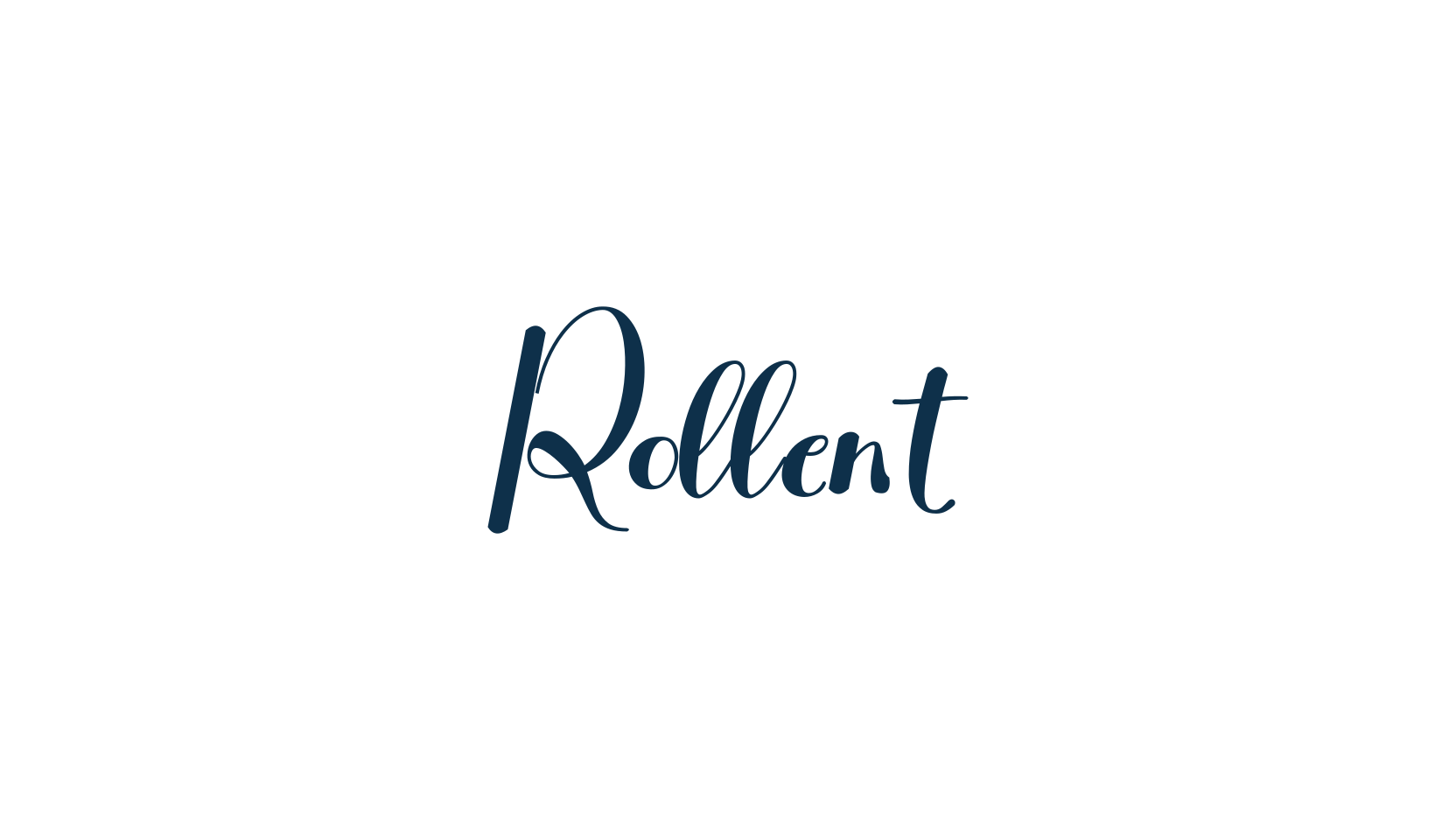 Rollent, script calligraphy fancy decorative font preview