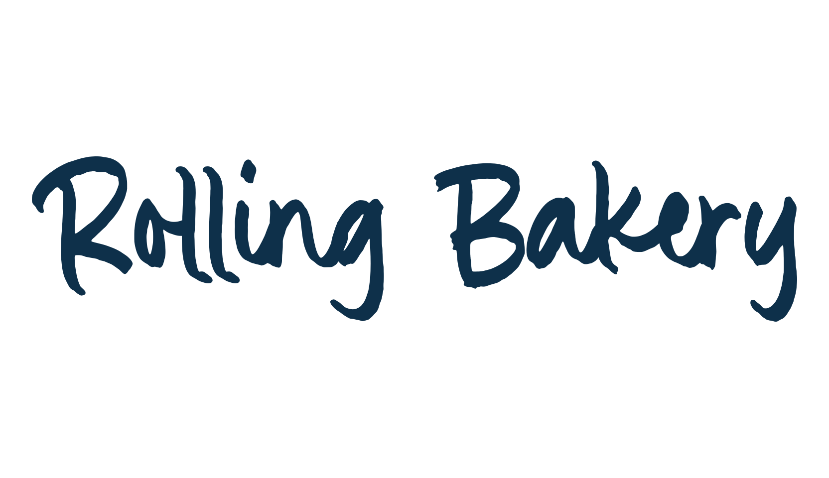 Rolling Bakery, script brush fancy decorative calligraphy font preview