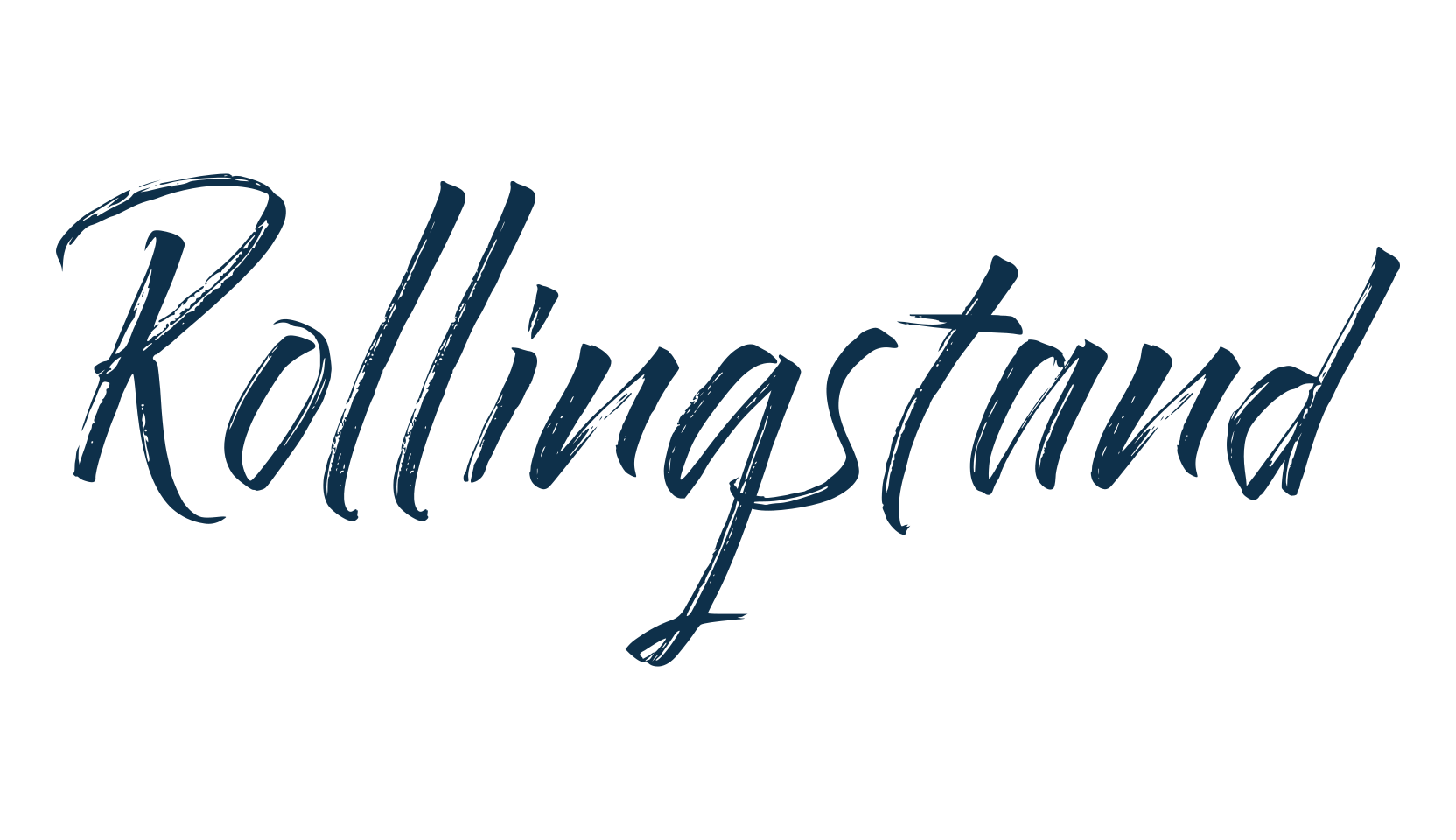 Rollingstand, brush font preview
