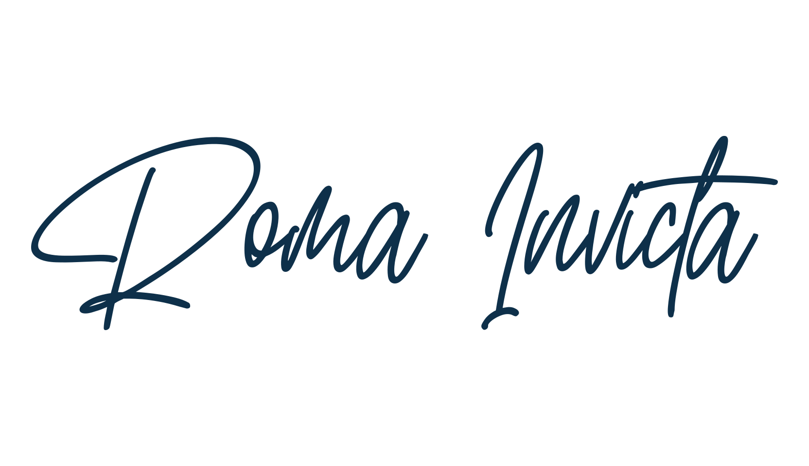Roma Invicta, script handwritten fancy decorative calligraphy font preview