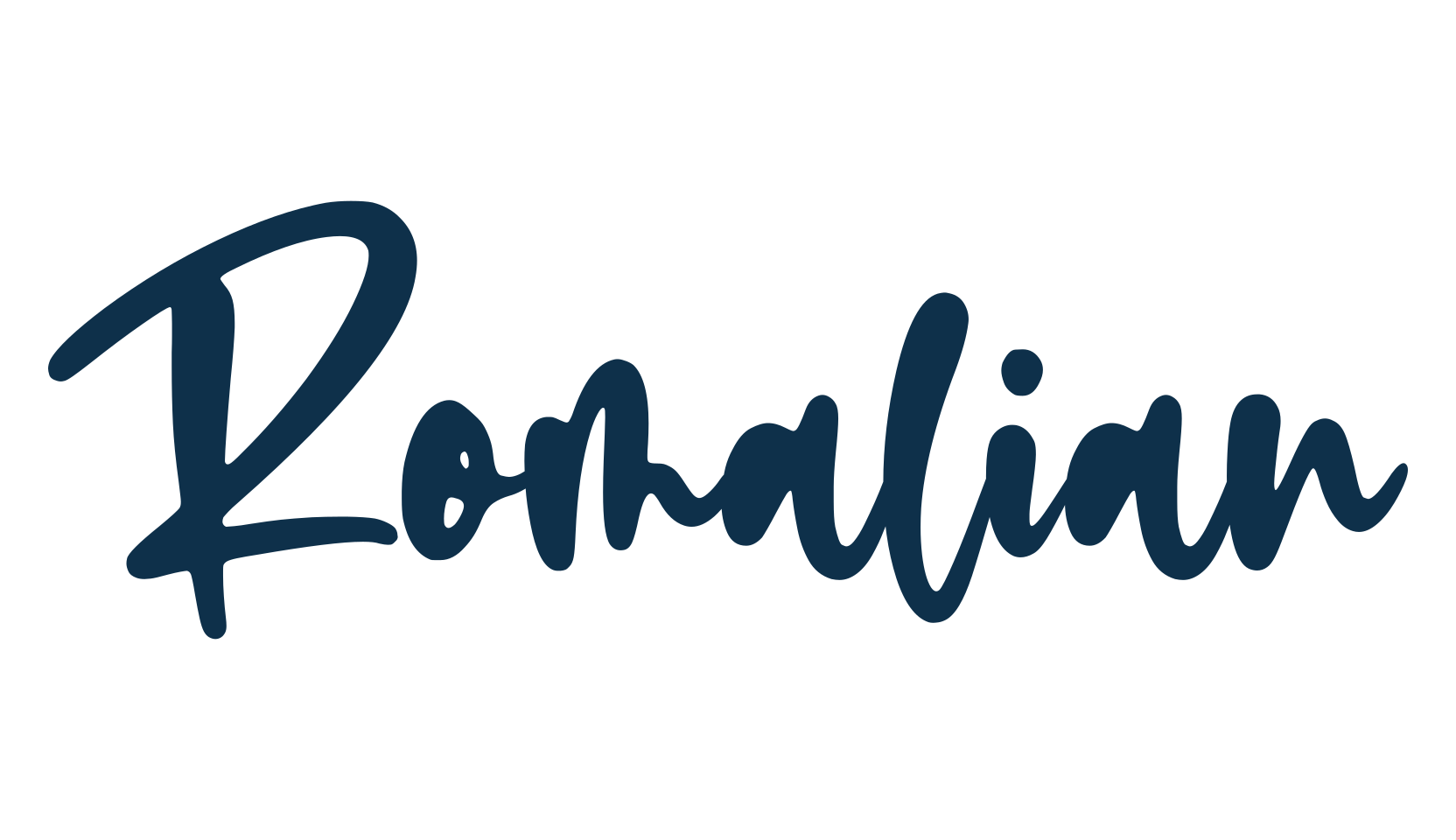 Romalian, script handwritten fancy decorative calligraphy font preview