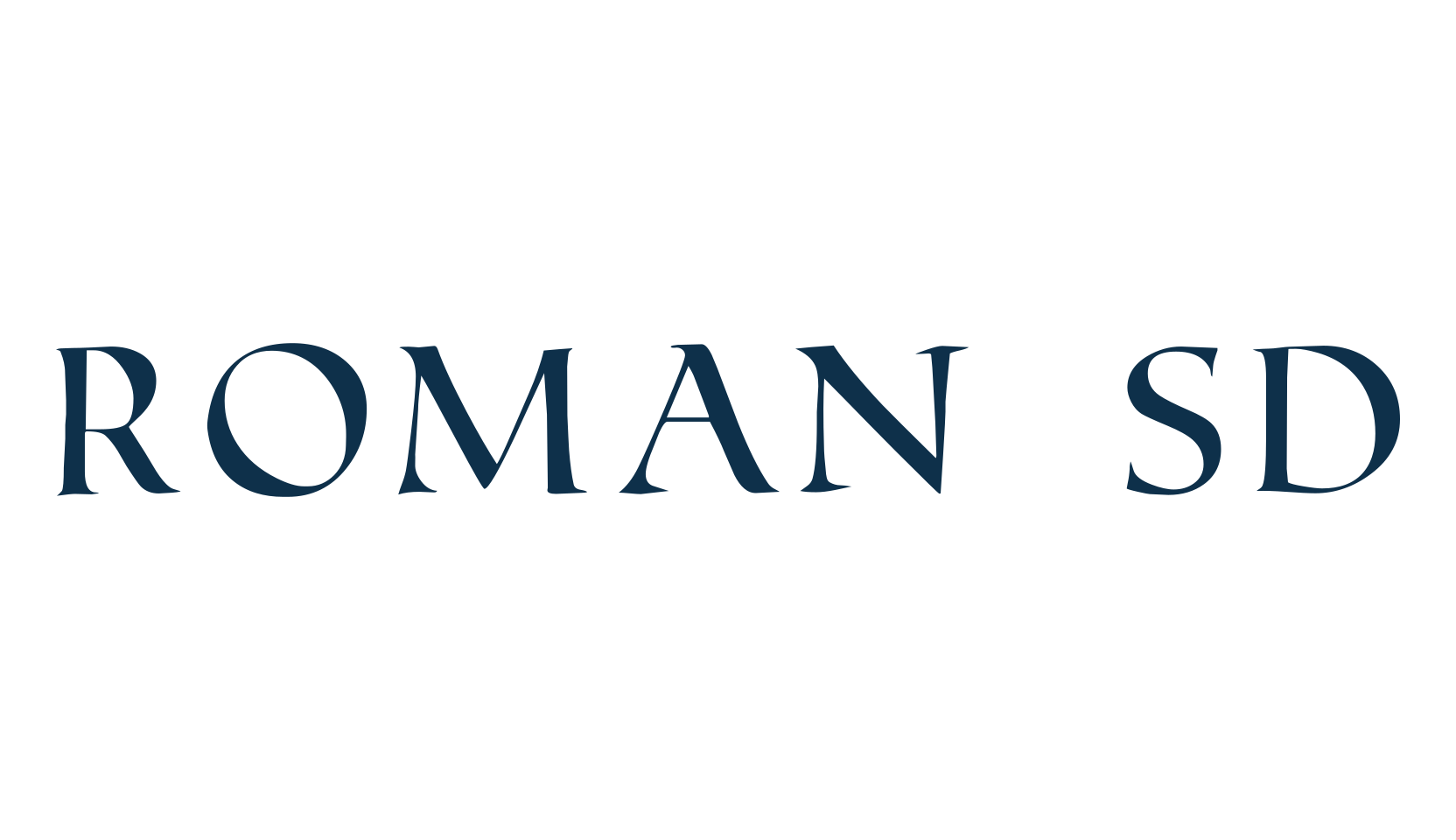 Roman SD, roman, greek font preview