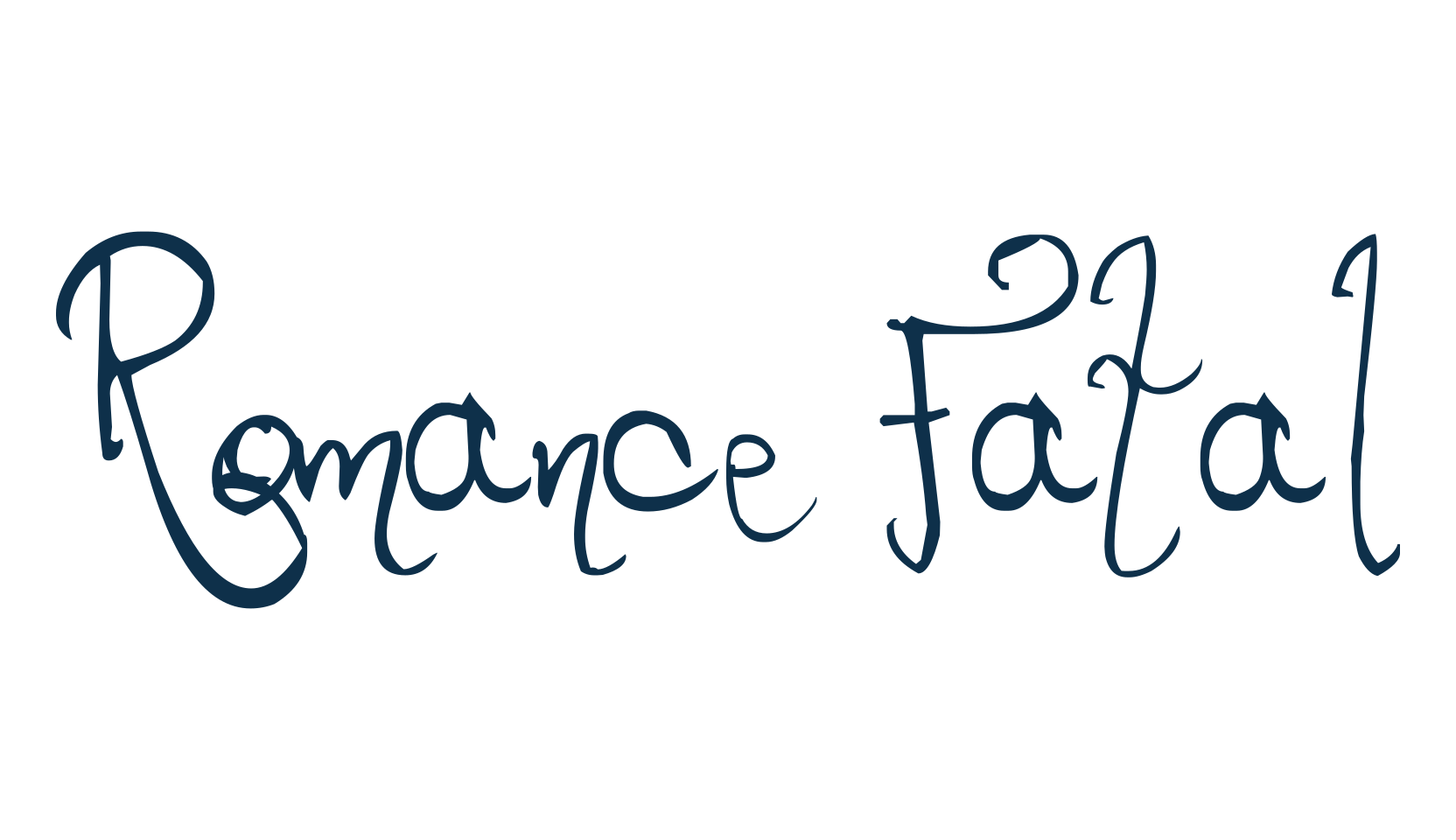Romance Fatal, fancy various decorative script calligraphy font preview