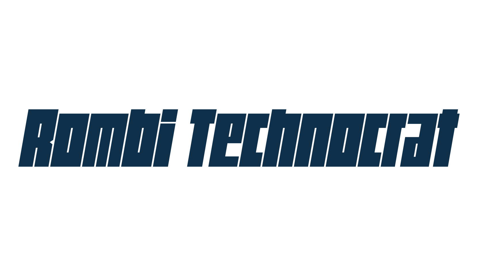 Rombi Technocrat, square font preview